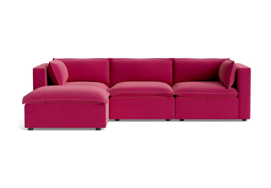haine modular sectional royale berry