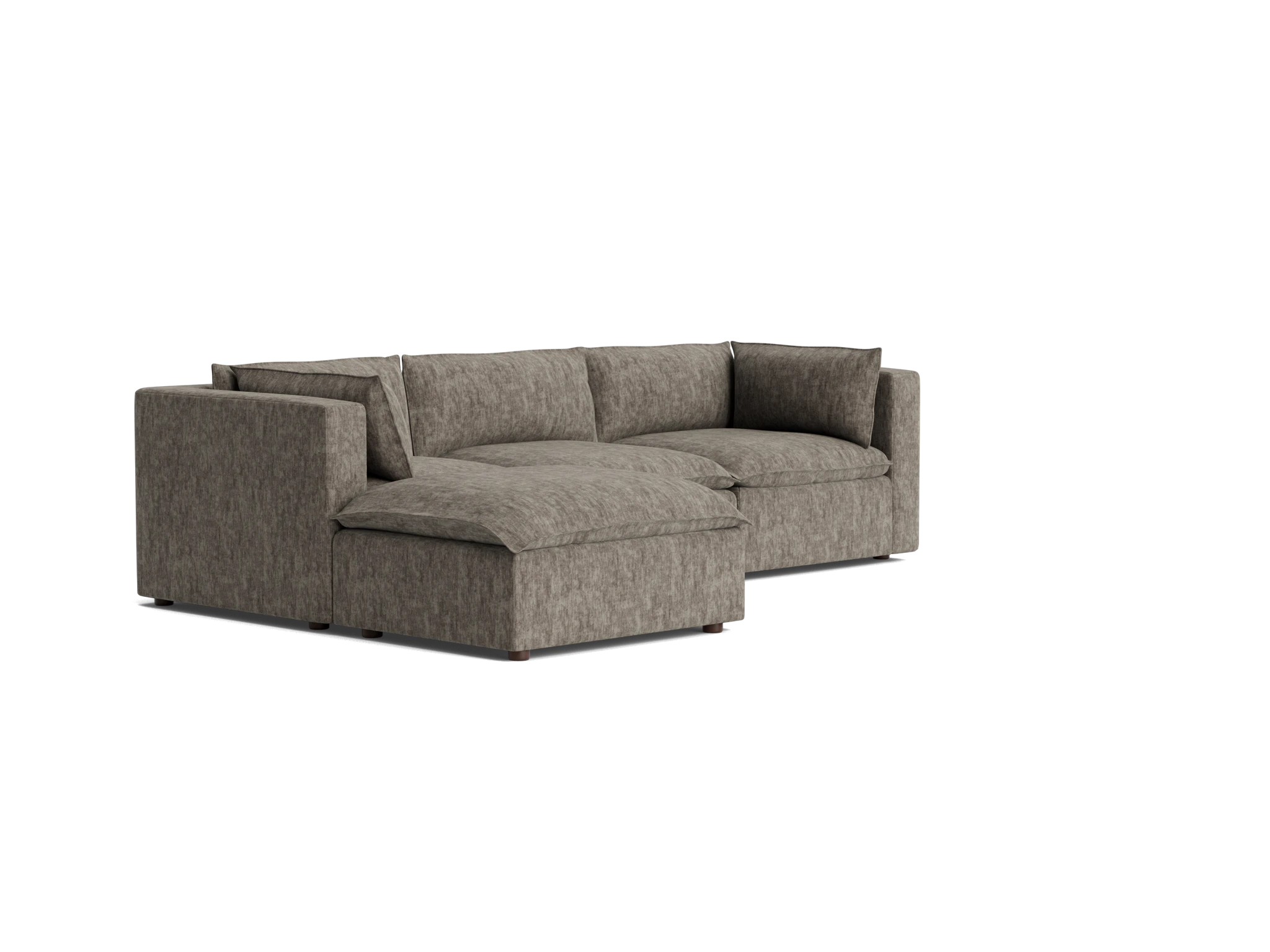 haine modular sectional crave mocha latte