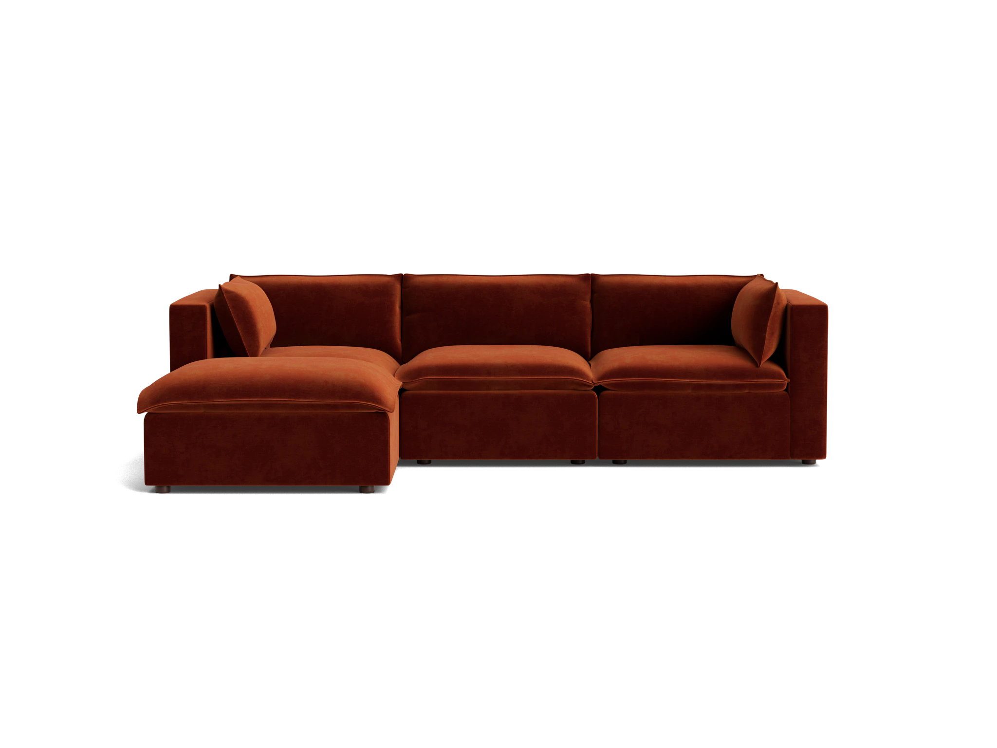 haine modular sectional harper cinnamon