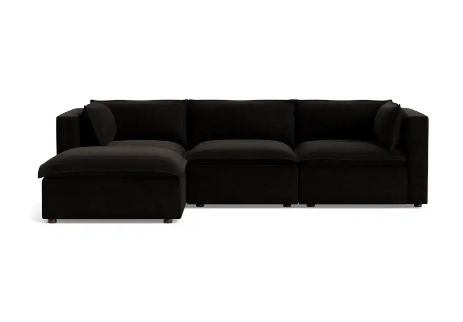 haine modular sectional milo onyx