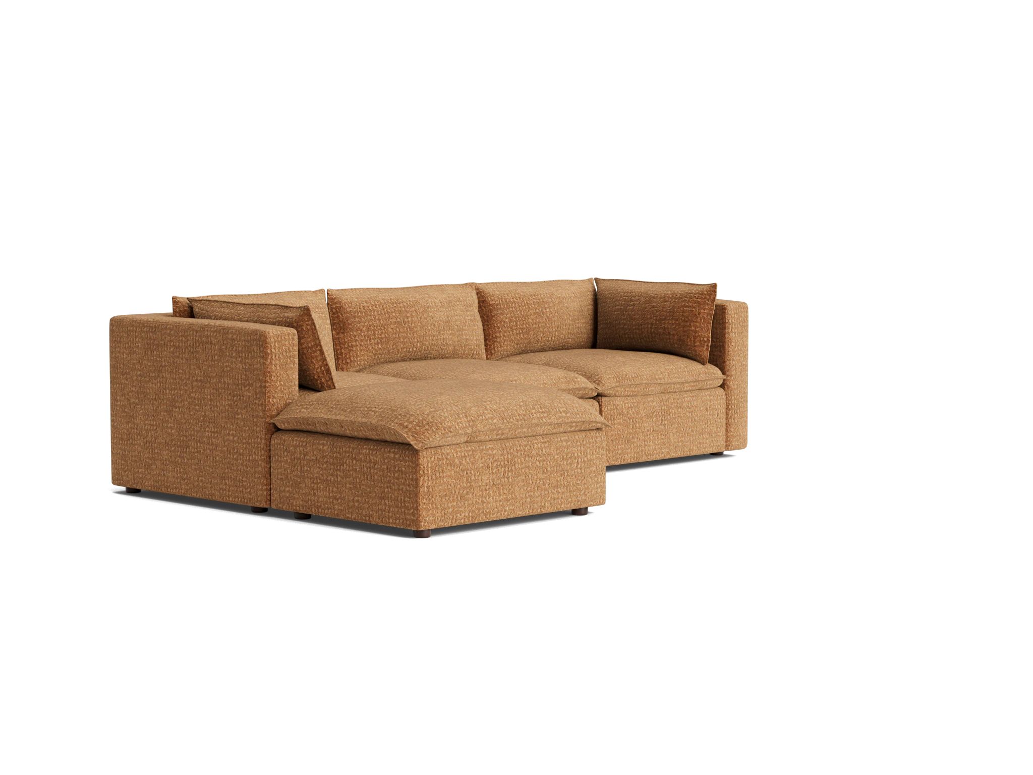haine modular sectional soul pantone glazed ginger