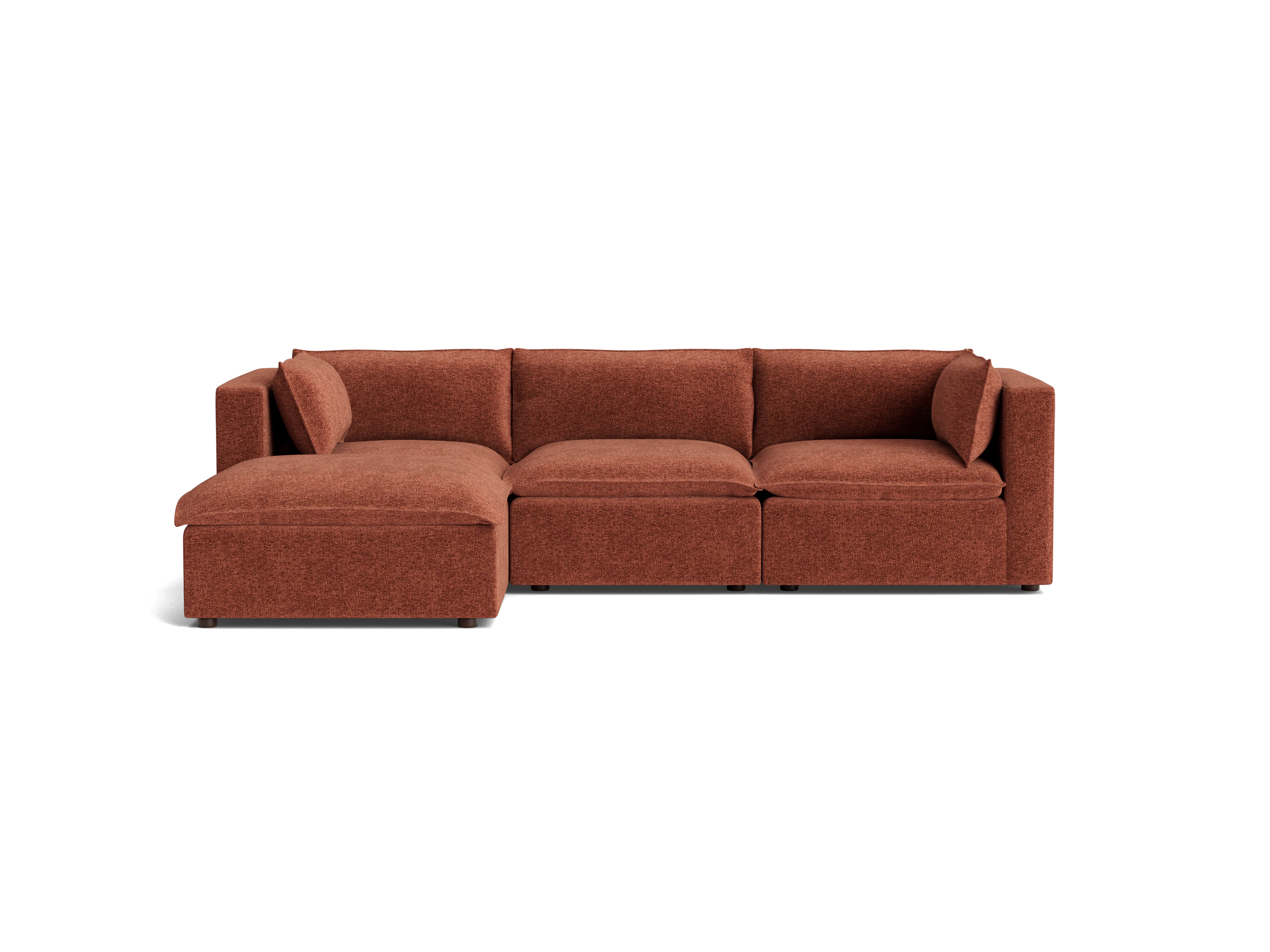 haine modular sectional bungalow terracotta