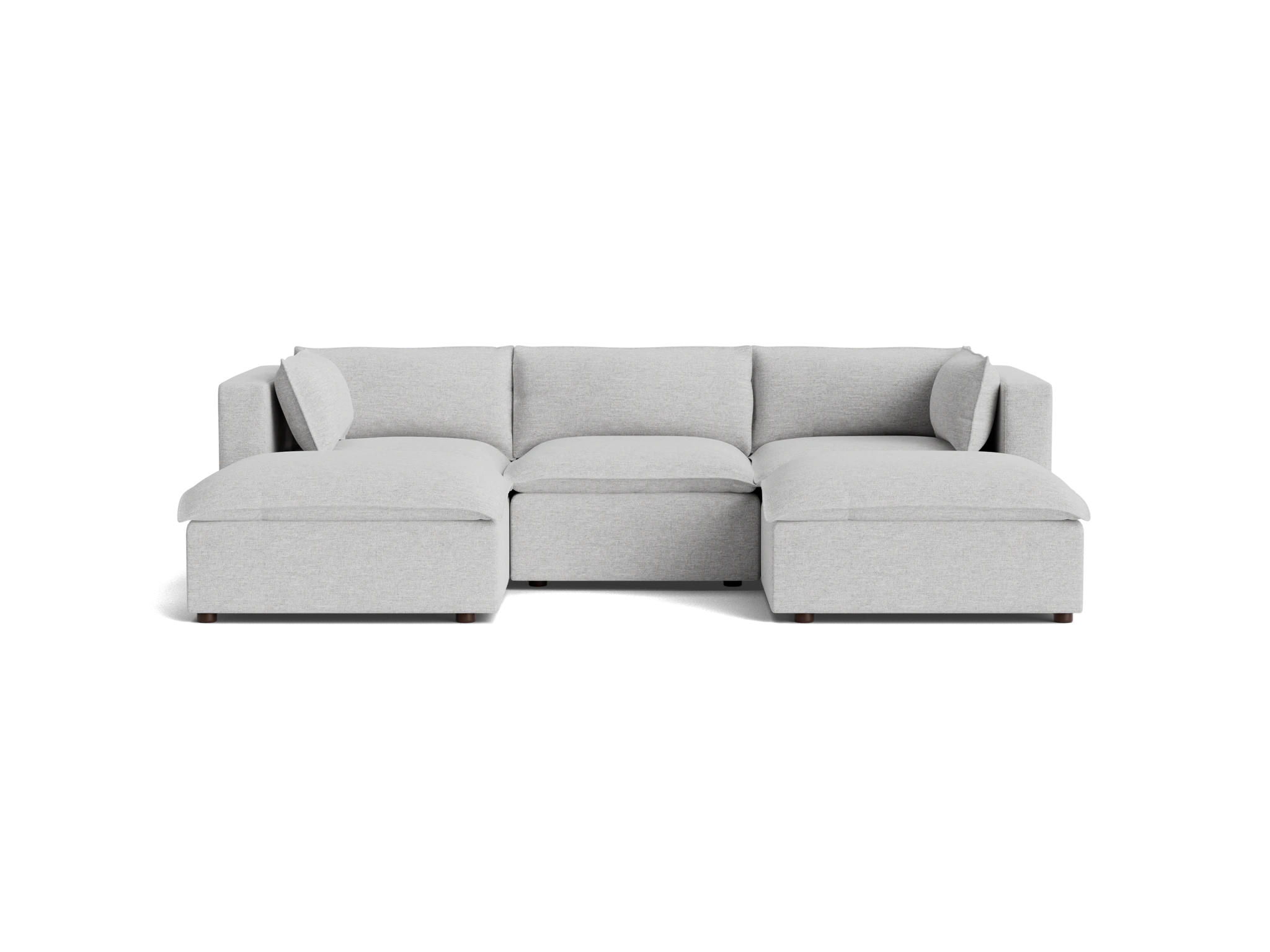 haine modular chaise sectional milo dove