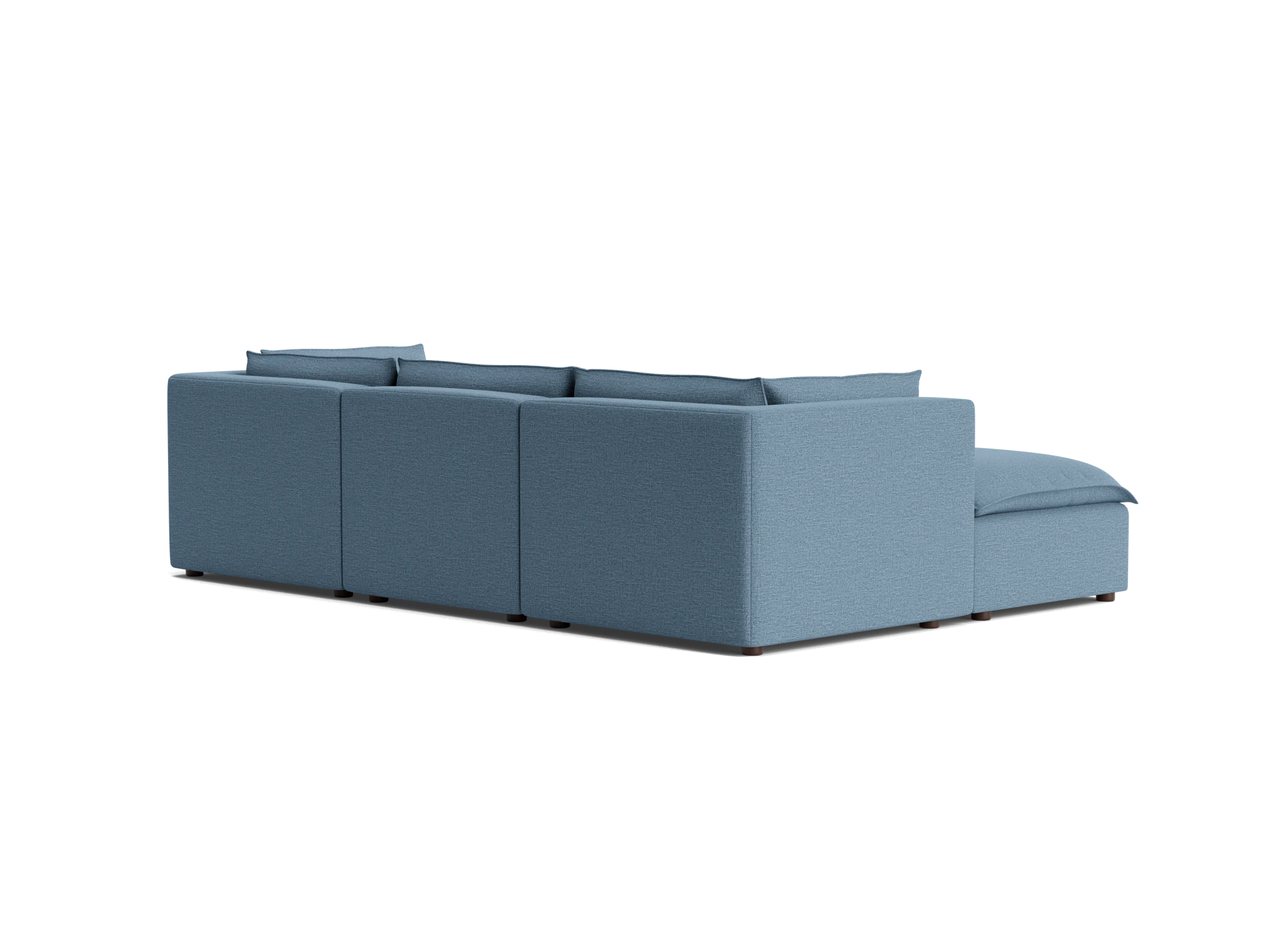 haine modular chaise sectional milo french blue