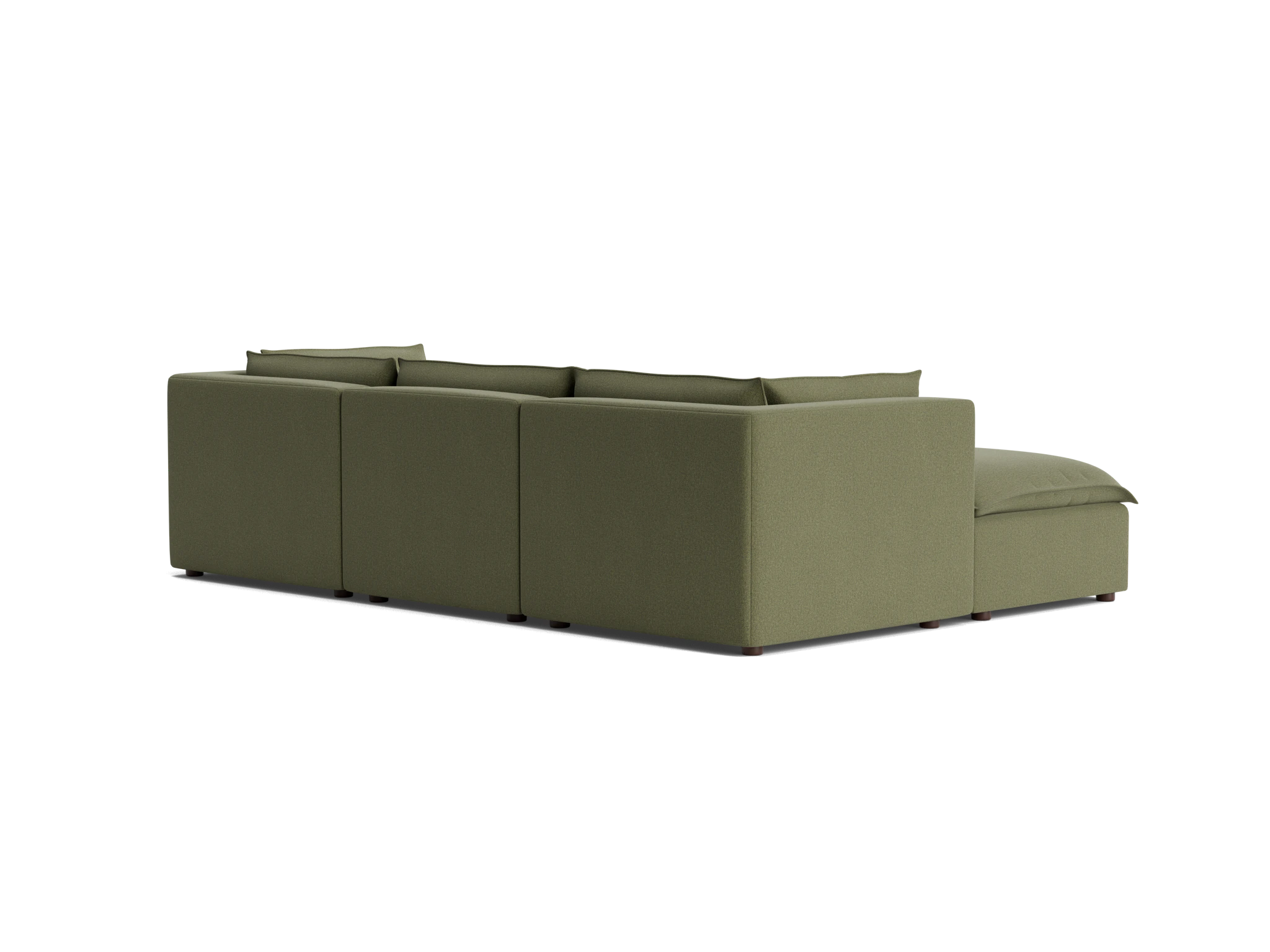 haine modular chaise sectional faithful olive