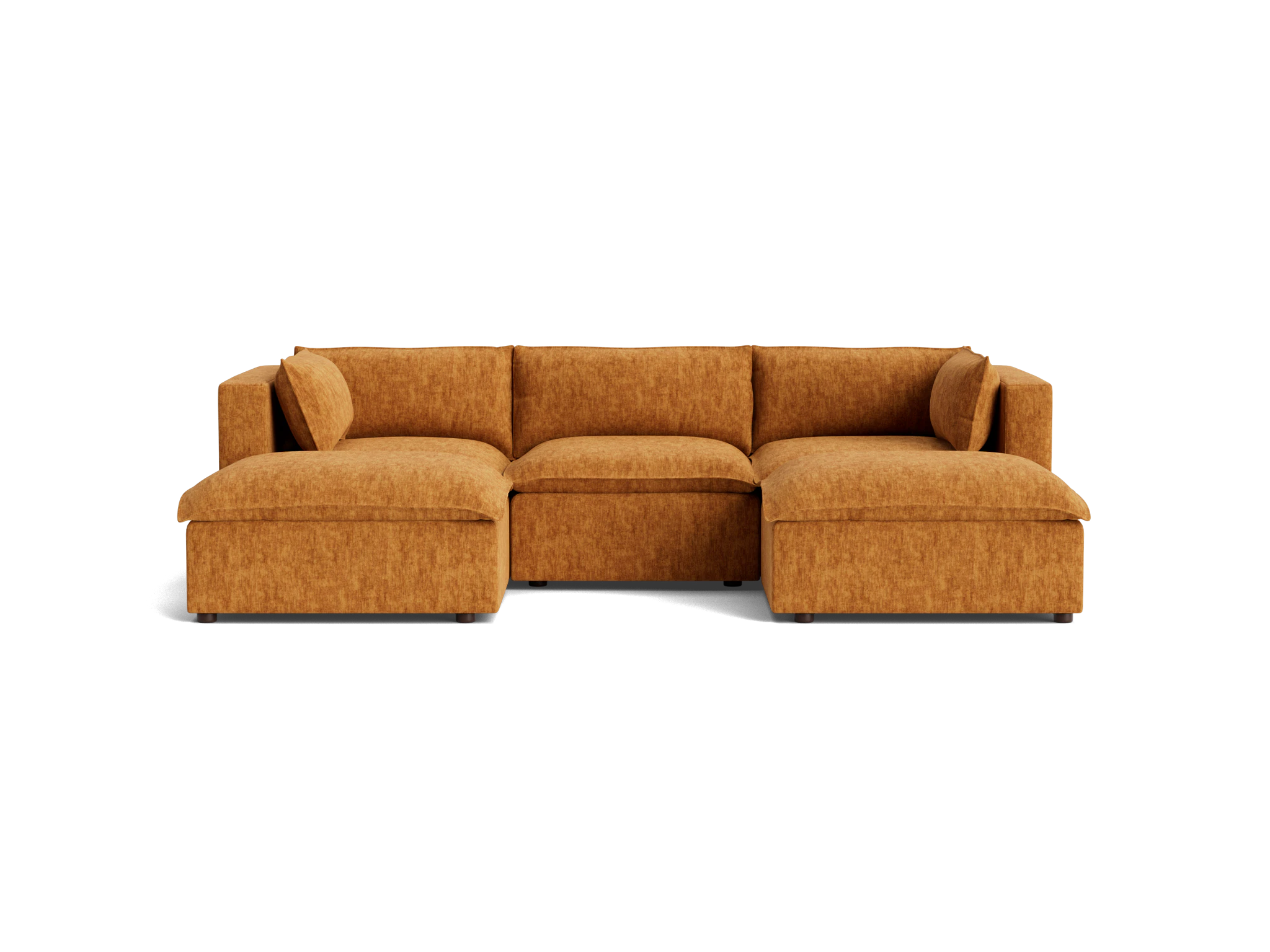 haine modular chaise sectional crave ginger tea