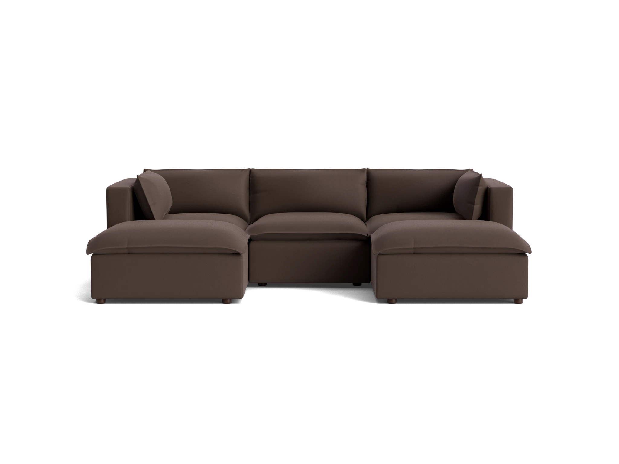 haine modular chaise sectional washed california shadow