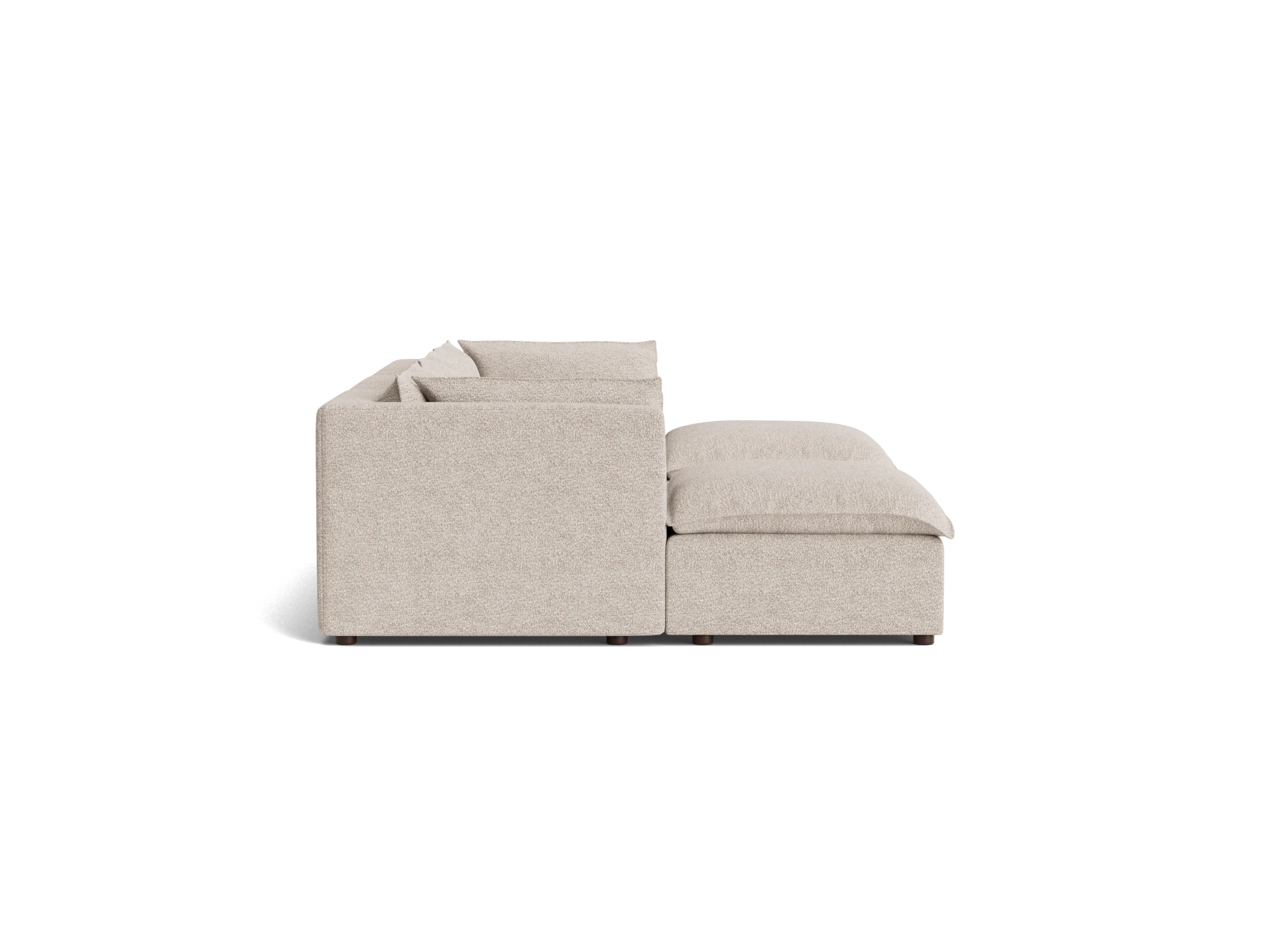 haine modular chaise sectional borough cotton