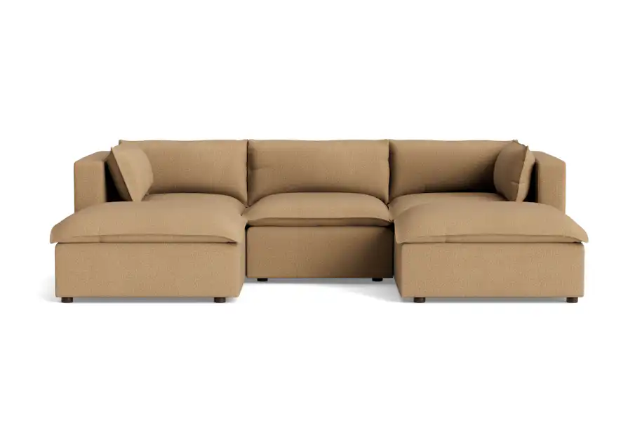haine modular chaise sectional faithful sand