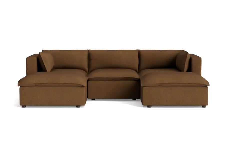 haine modular chaise sectional faithful mocha