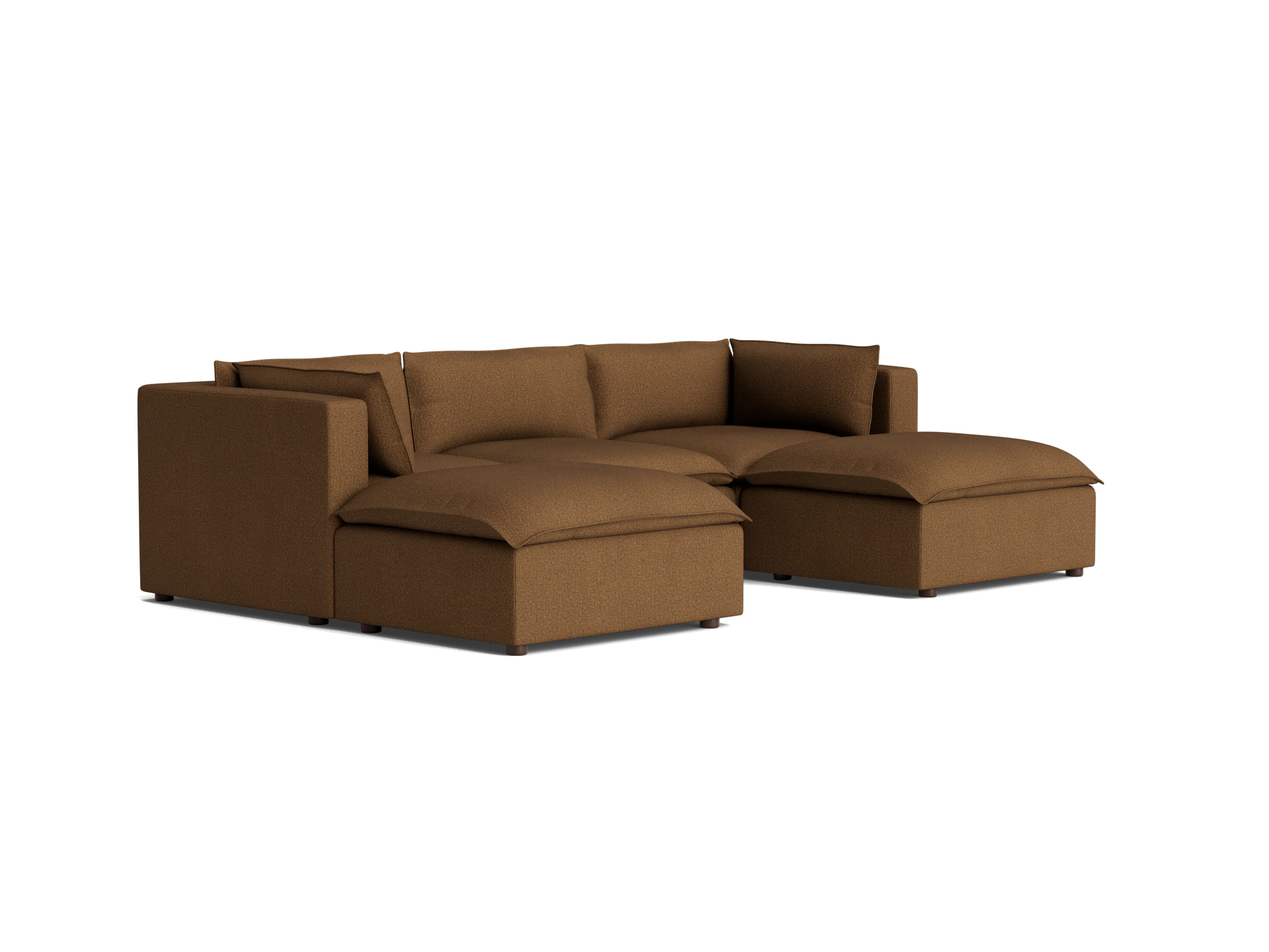 haine modular chaise sectional faithful mocha