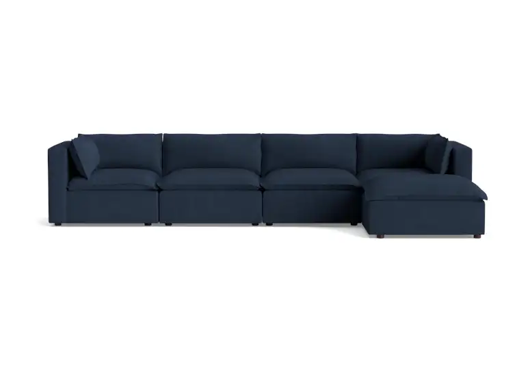 haine modular grand sectional bentley indigo