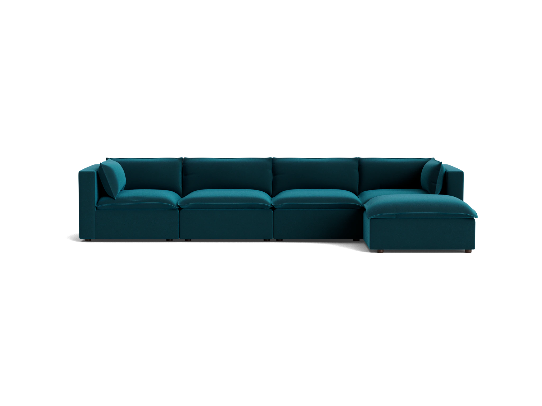haine modular grand sectional royale peacock