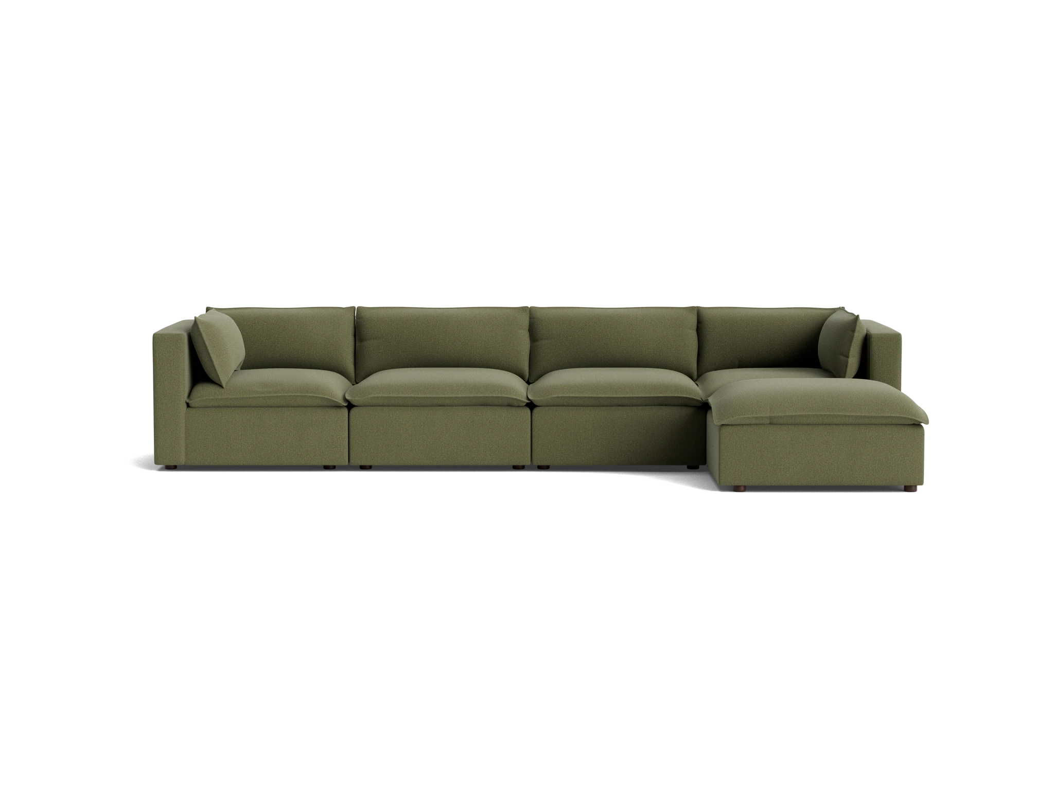 haine modular grand sectional faithful olive