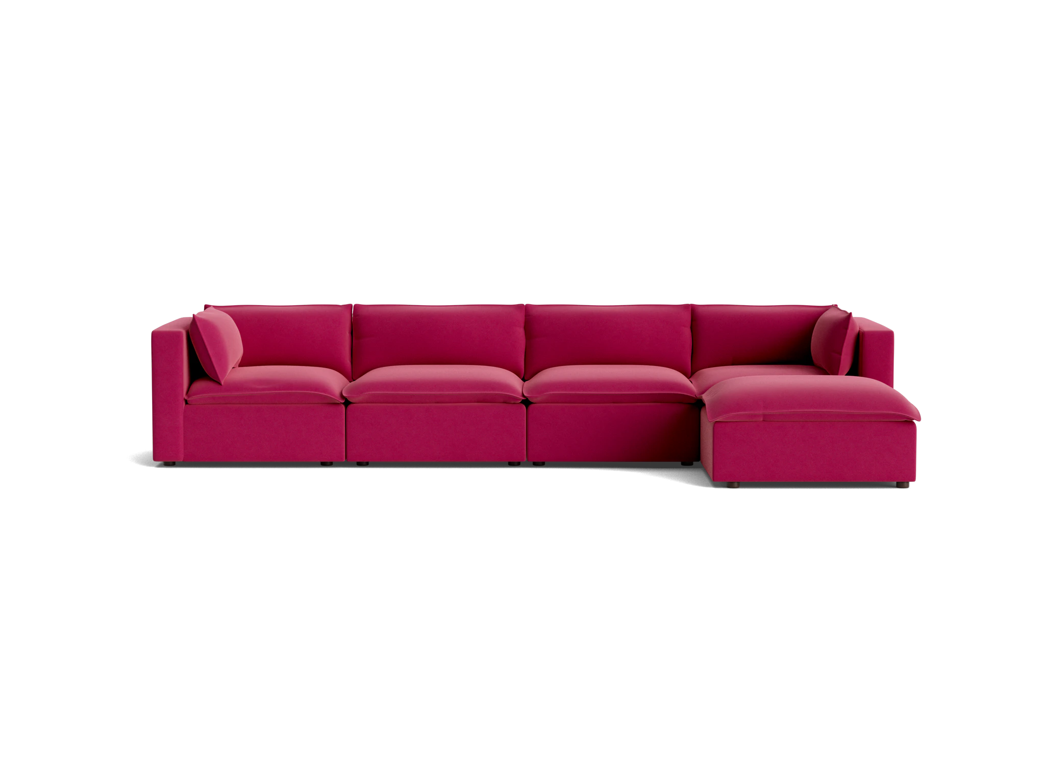 haine modular grand sectional royale berry