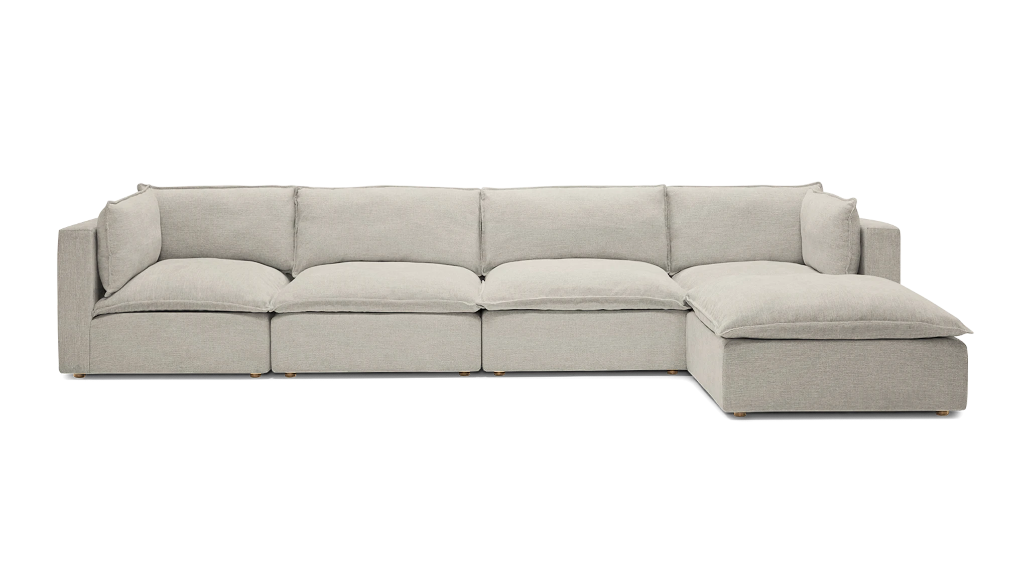 haine modular grand sectional bloke cotton