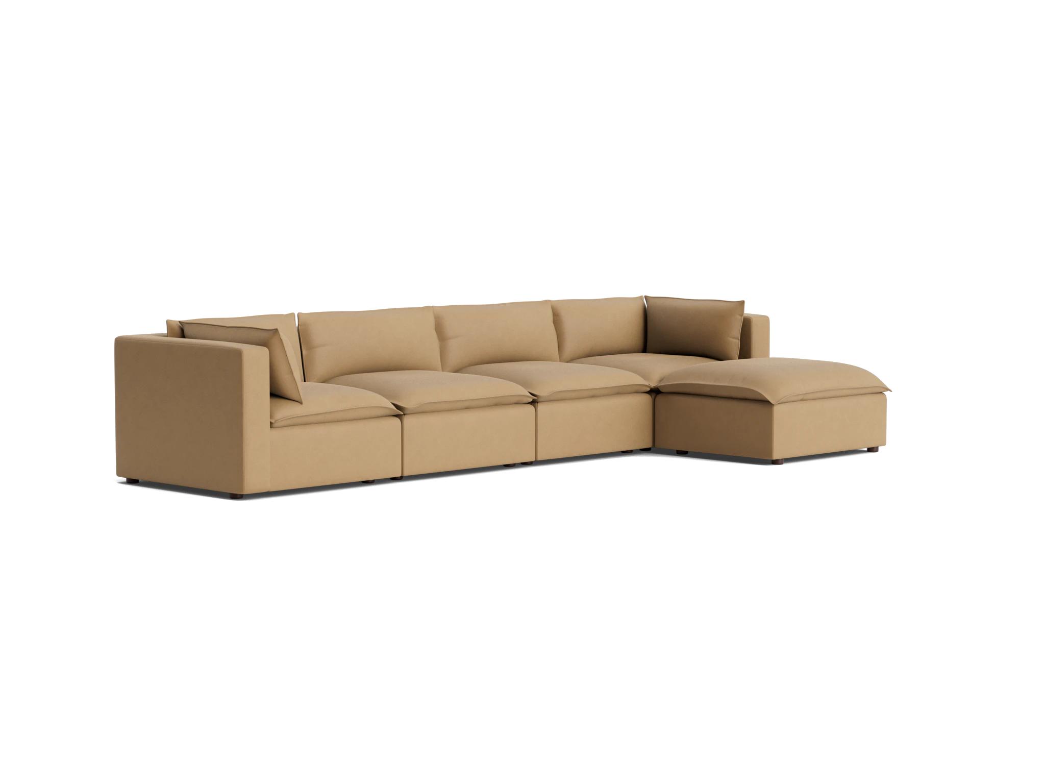 haine modular grand sectional washed california biscuit