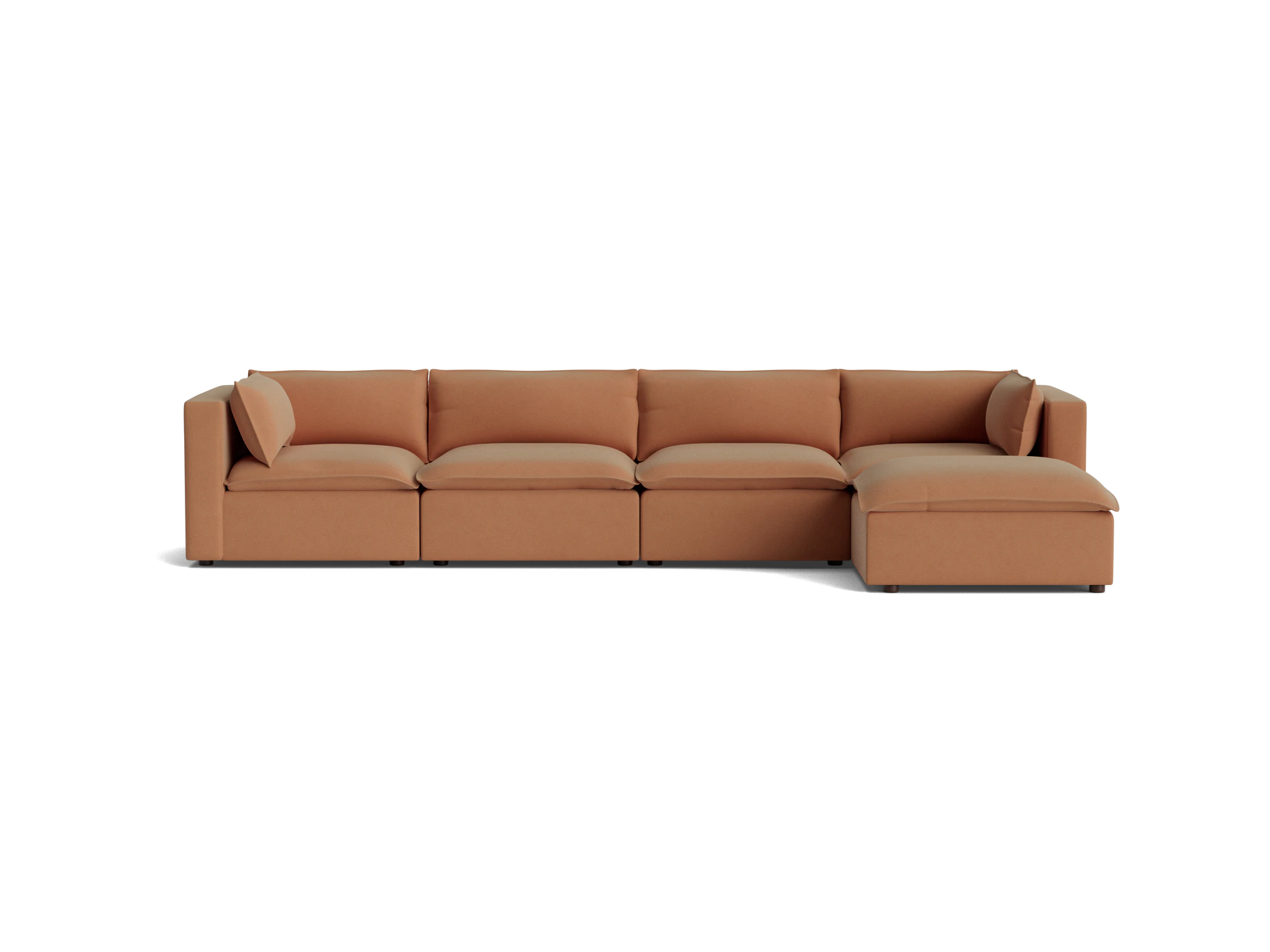haine modular grand sectional royale pantone mocha mousse