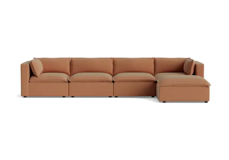 haine modular grand sectional royale pantone mocha mousse