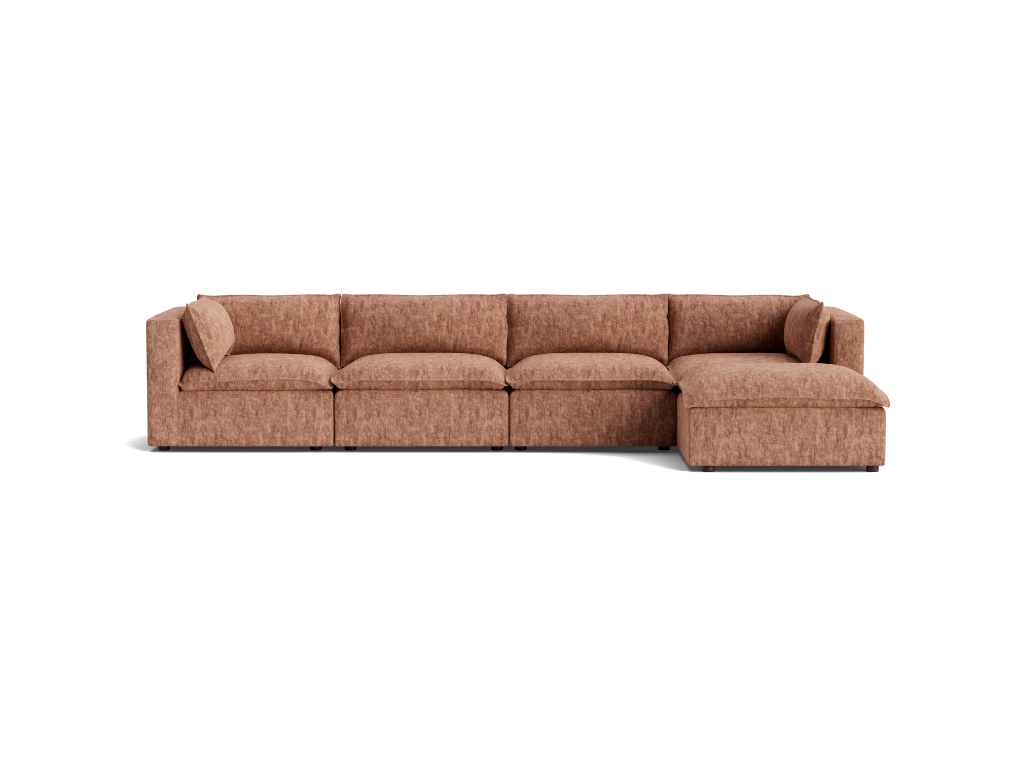 haine modular grand sectional crave pantone mocha mousse