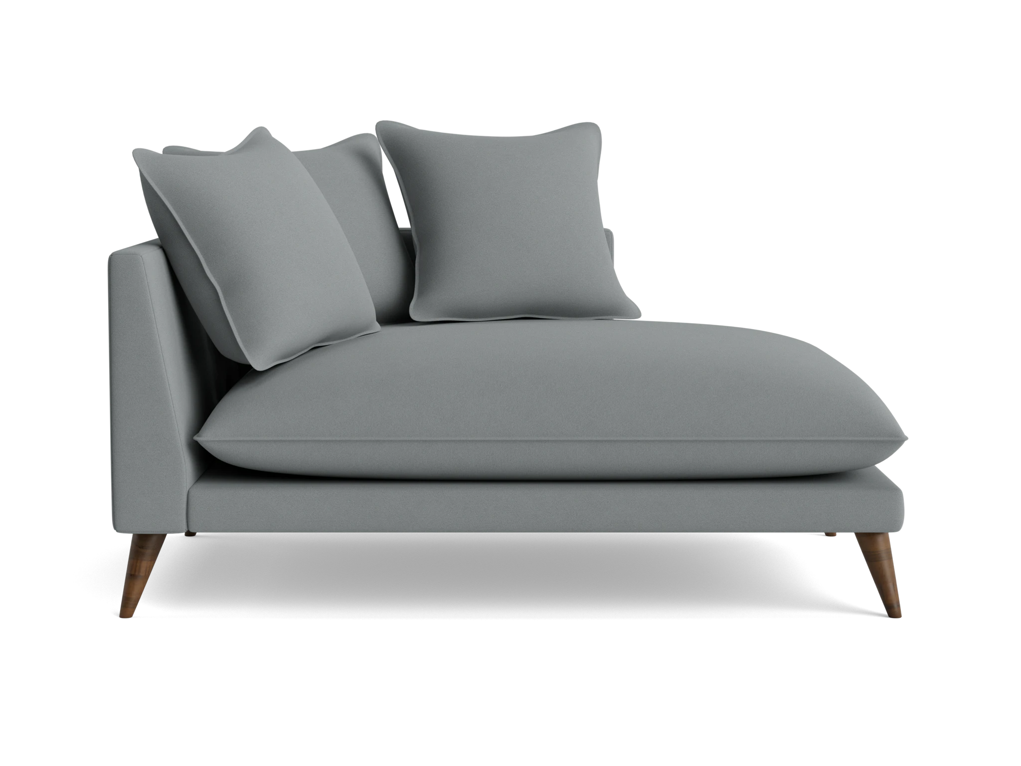 denna single arm chaise royale ash