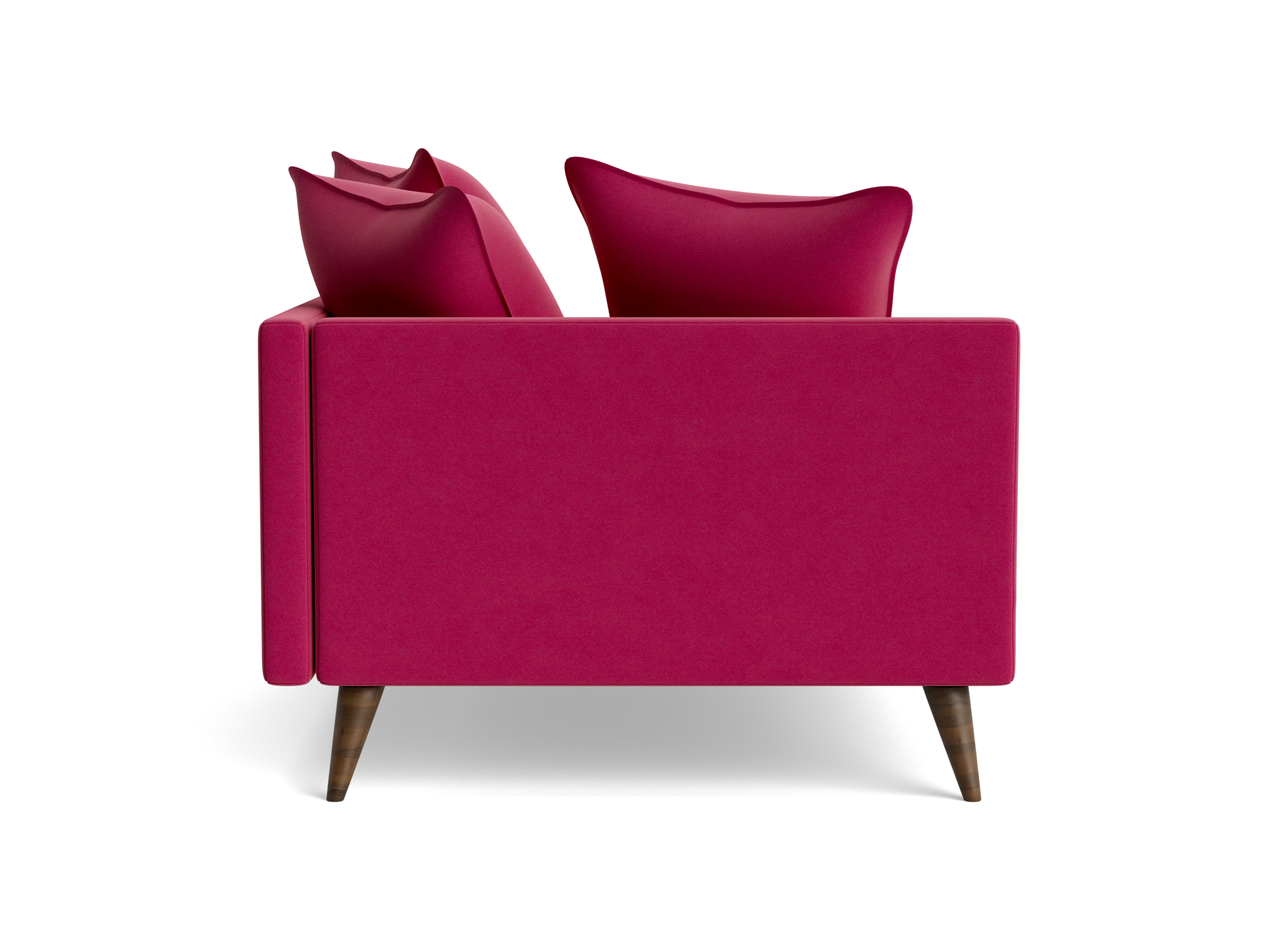denna single arm chaise royale berry