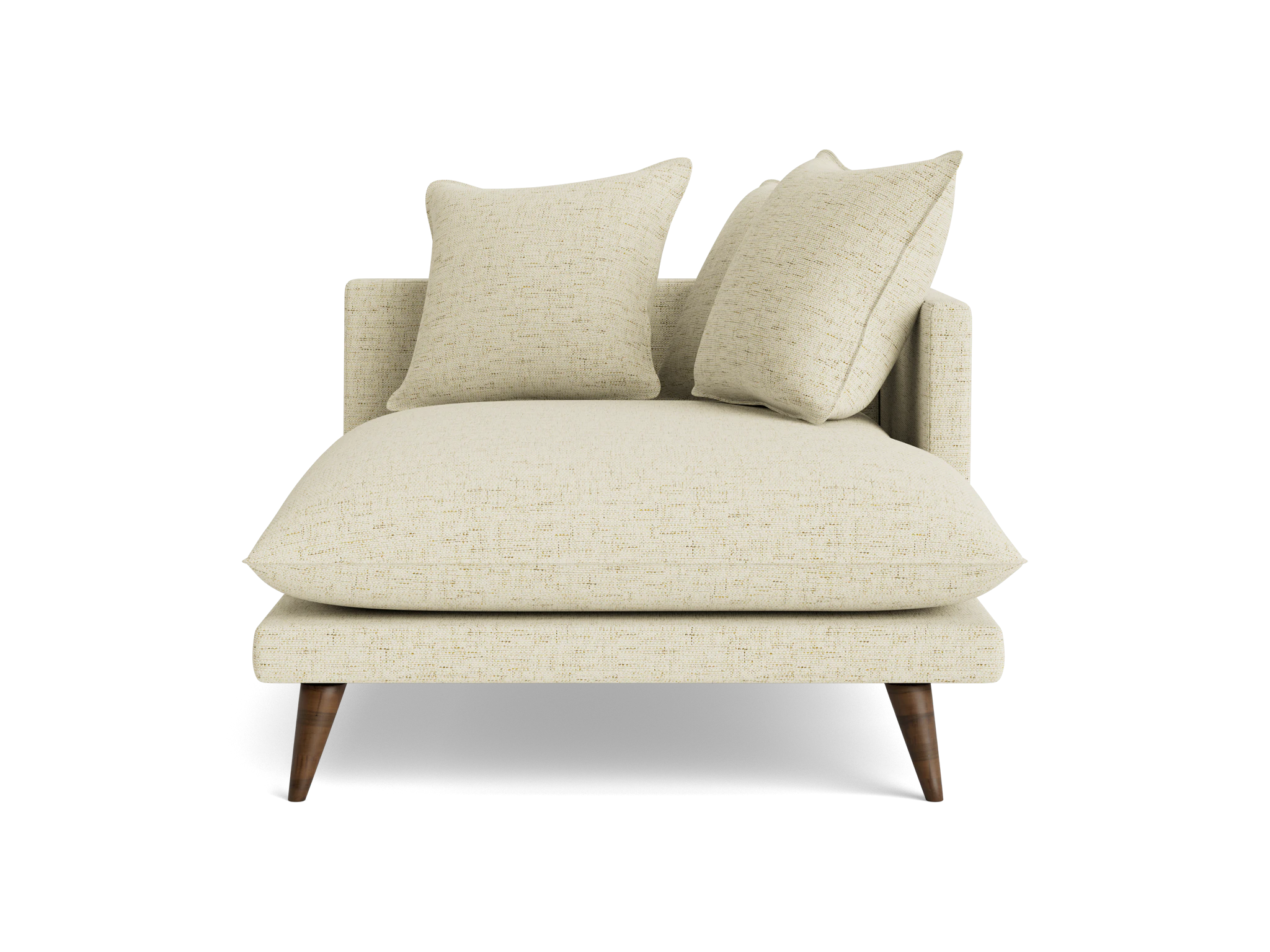 denna single arm chaise nico oyster