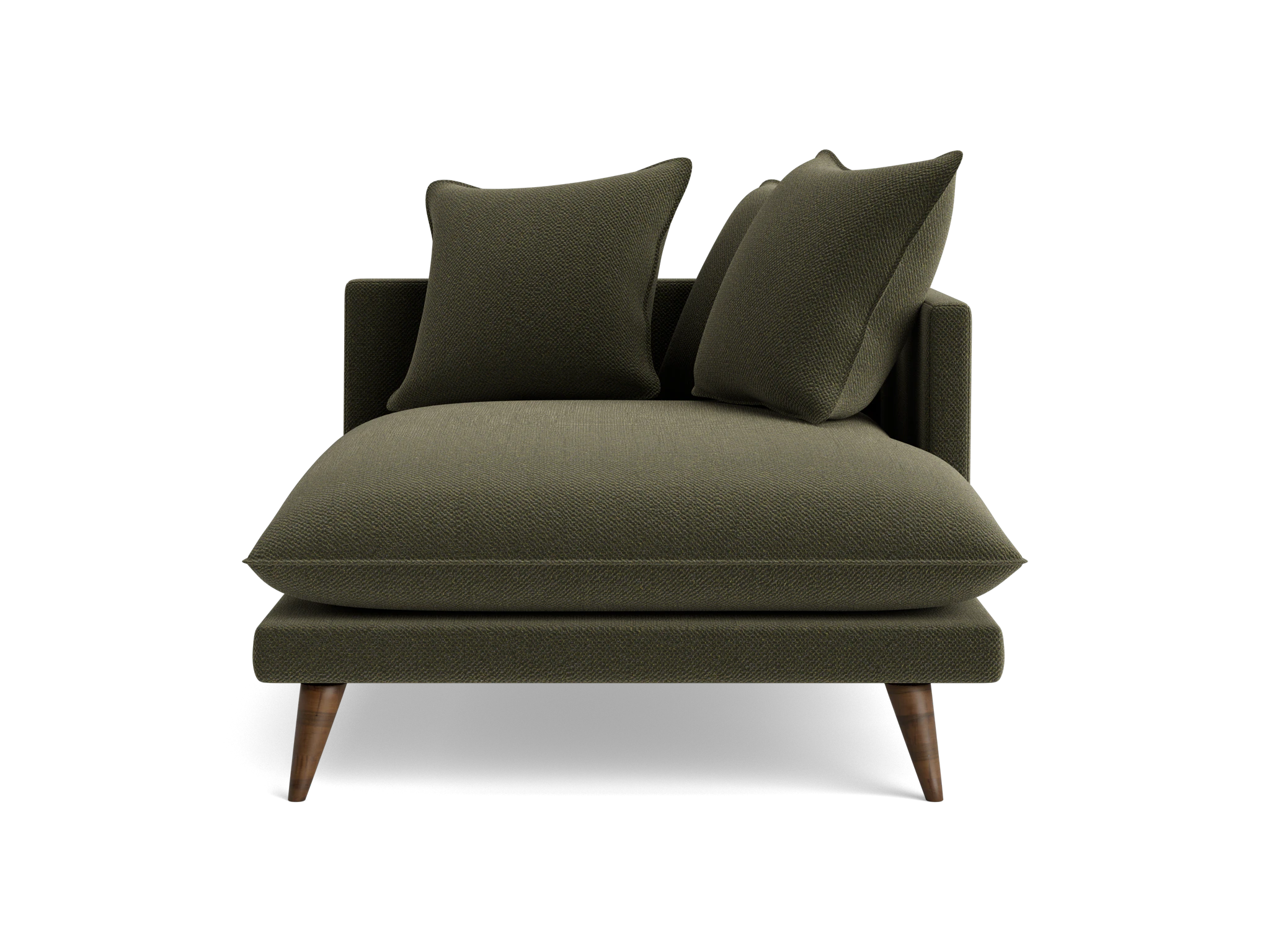 denna single arm chaise telly fern