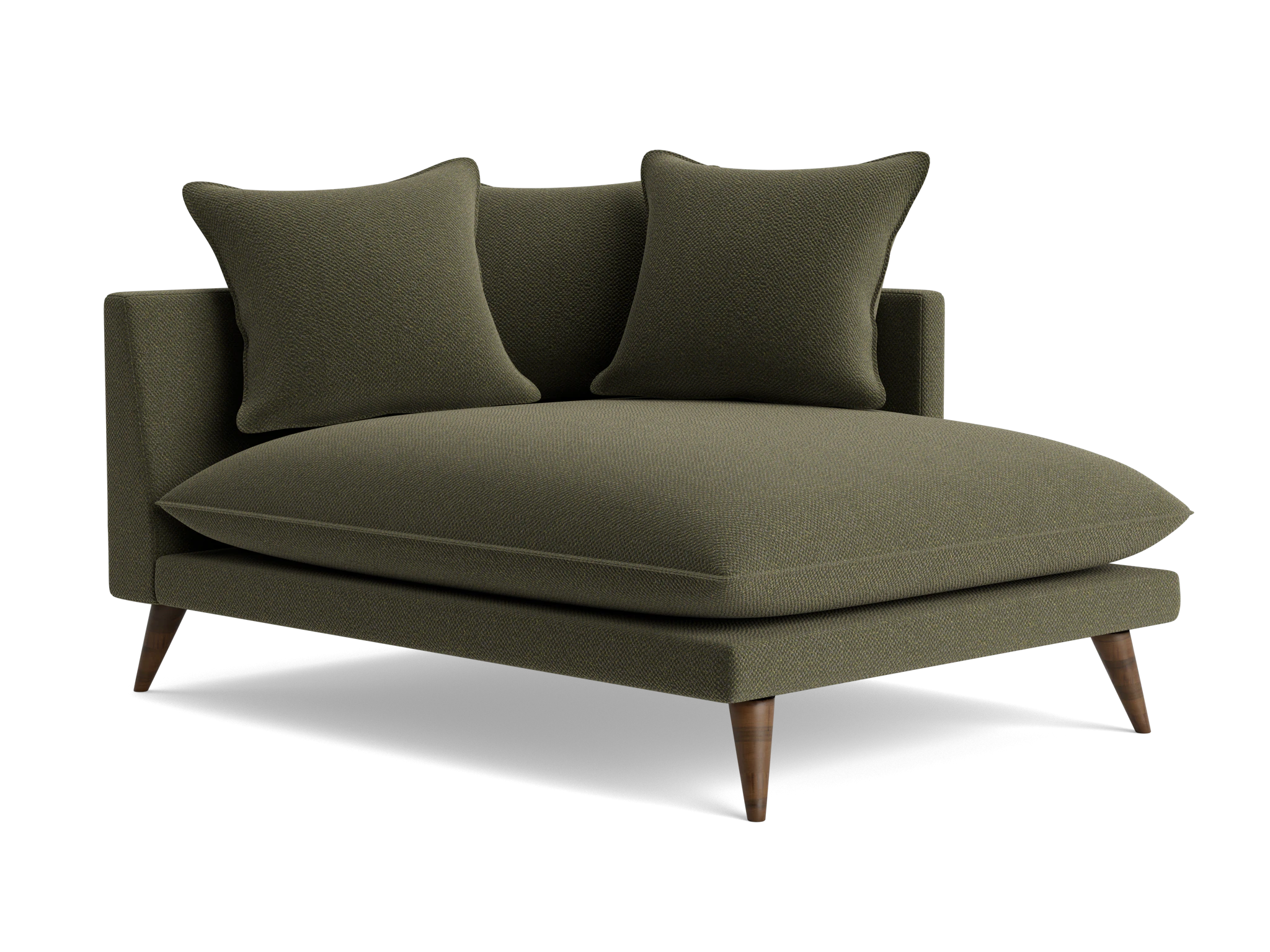 denna single arm chaise telly fern