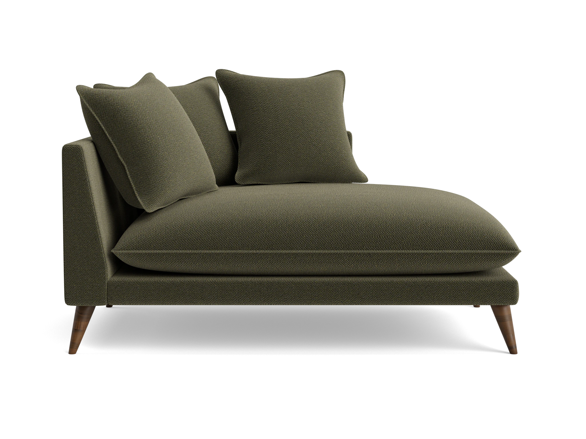 denna single arm chaise telly fern