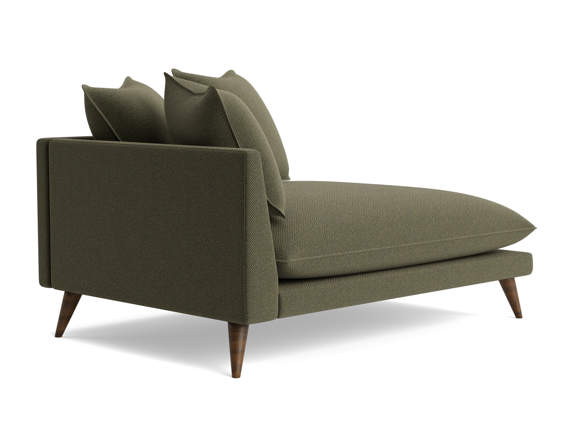 denna single arm chaise telly fern