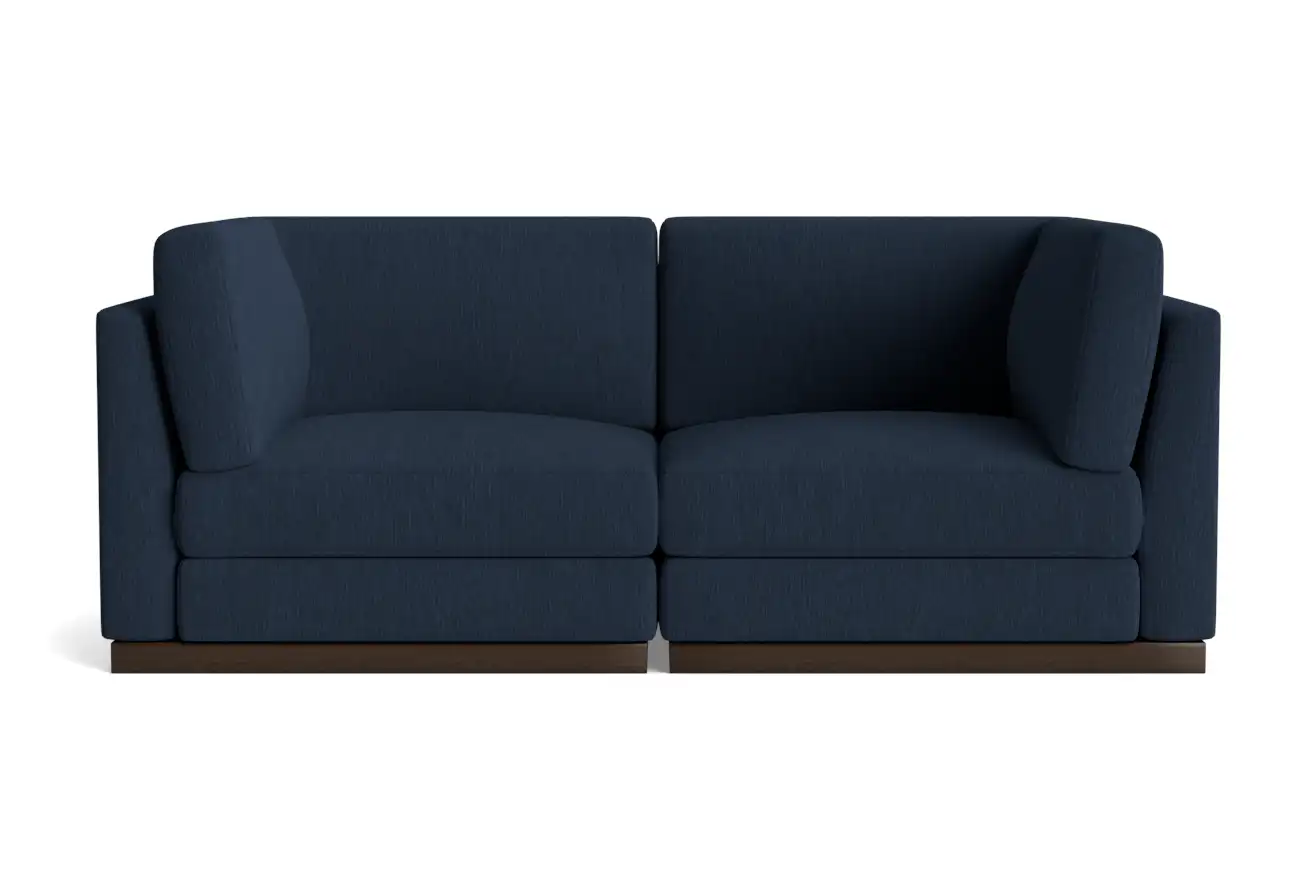 holt corner chair loveseat bentley indigo