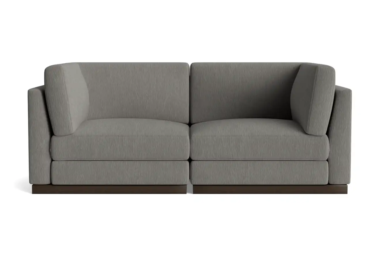 holt corner chair loveseat bentley pewter