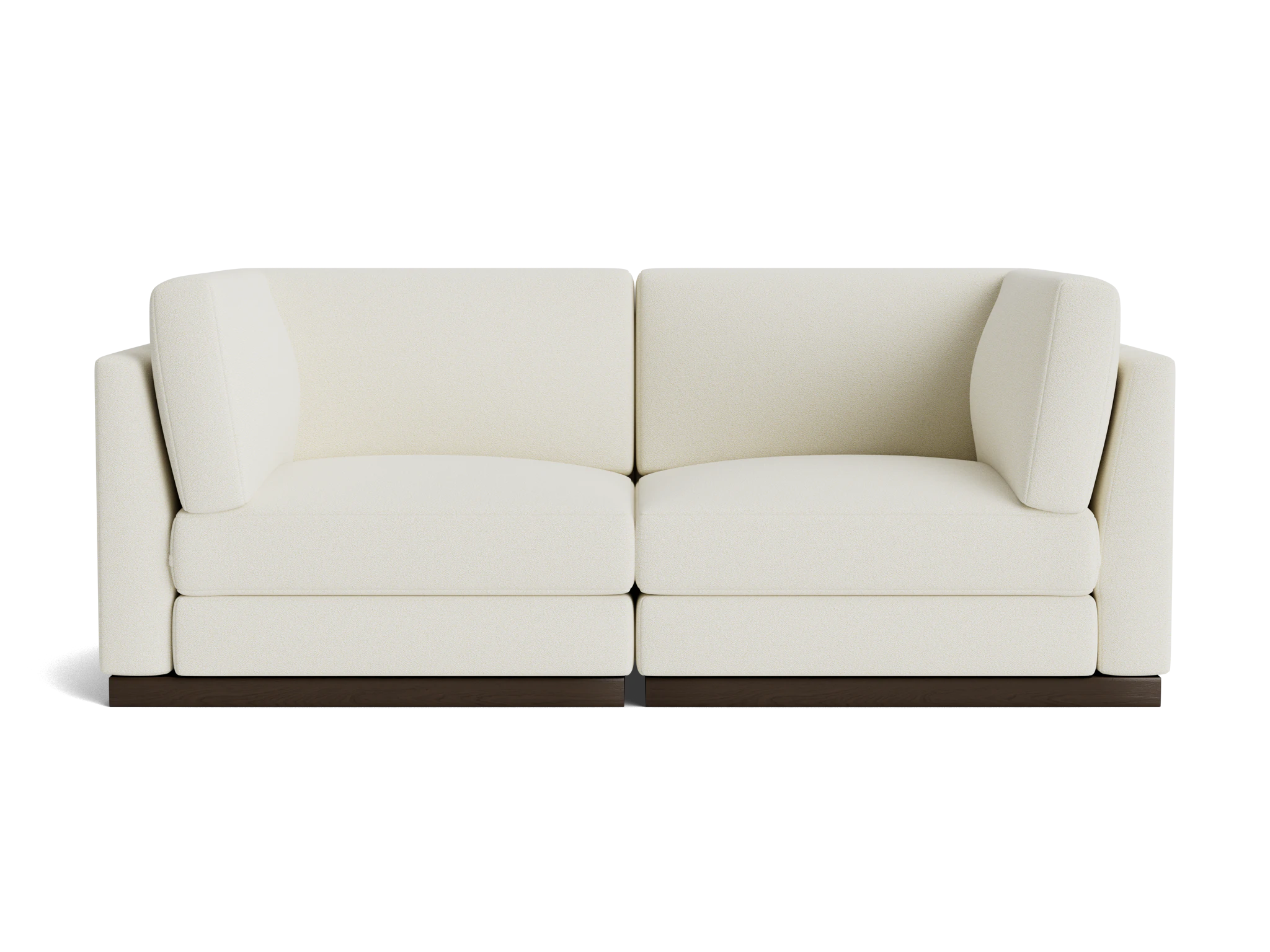 holt corner chair loveseat tussah snow