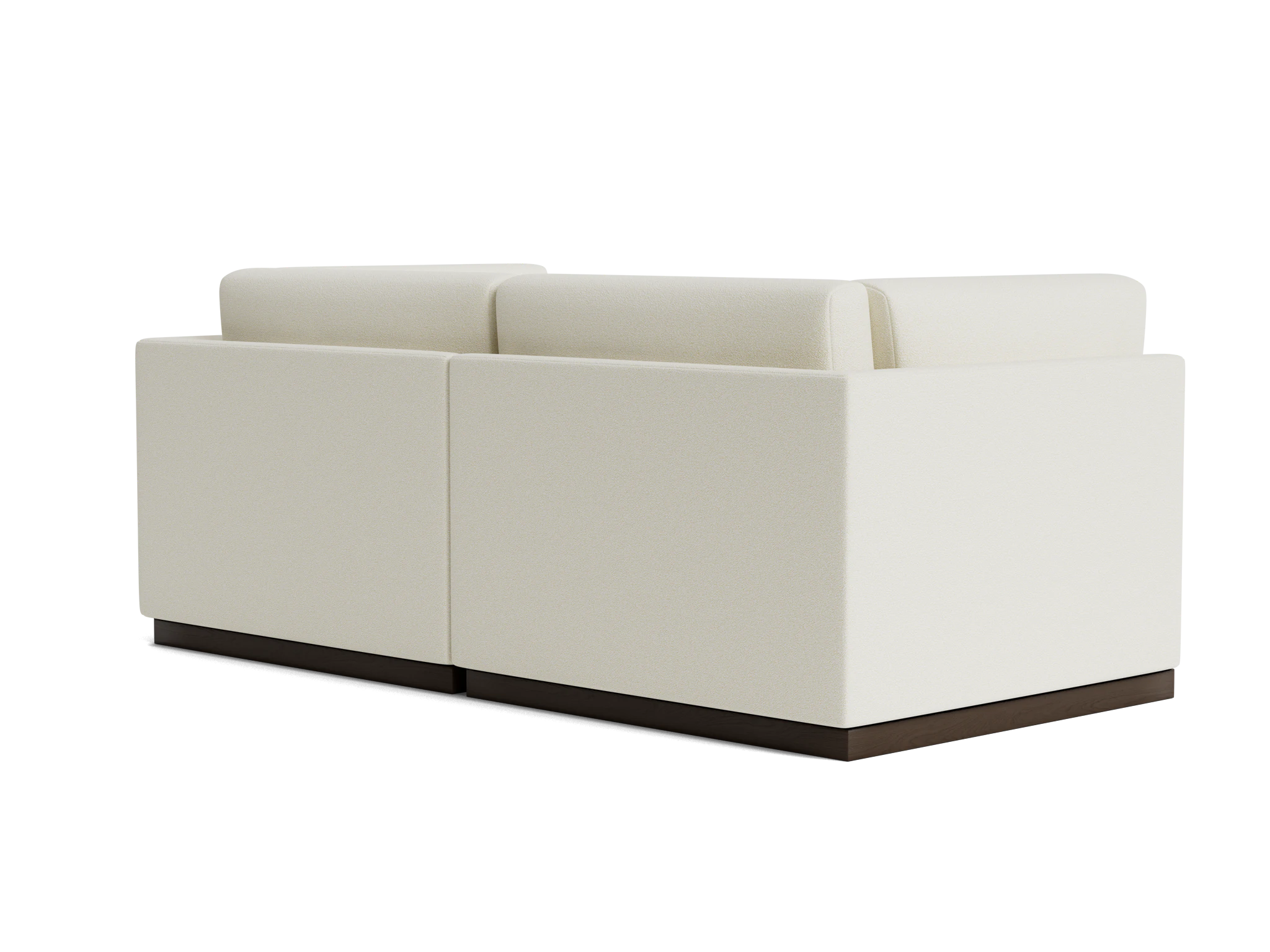 holt corner chair loveseat tussah snow
