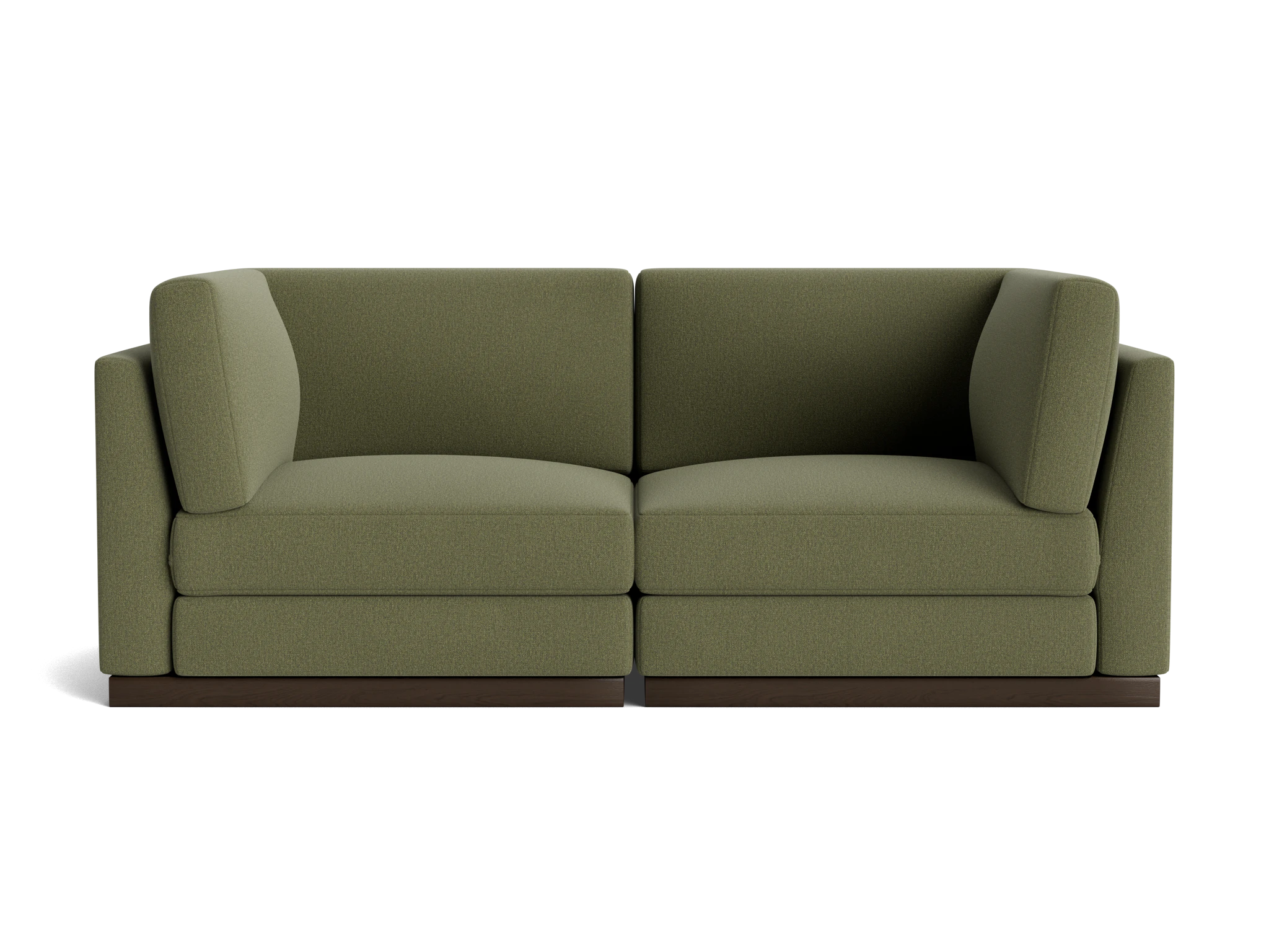 holt corner chair loveseat faithful olive