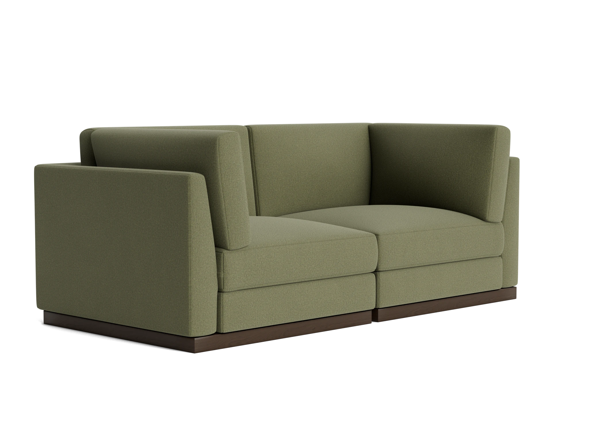 holt corner chair loveseat faithful olive