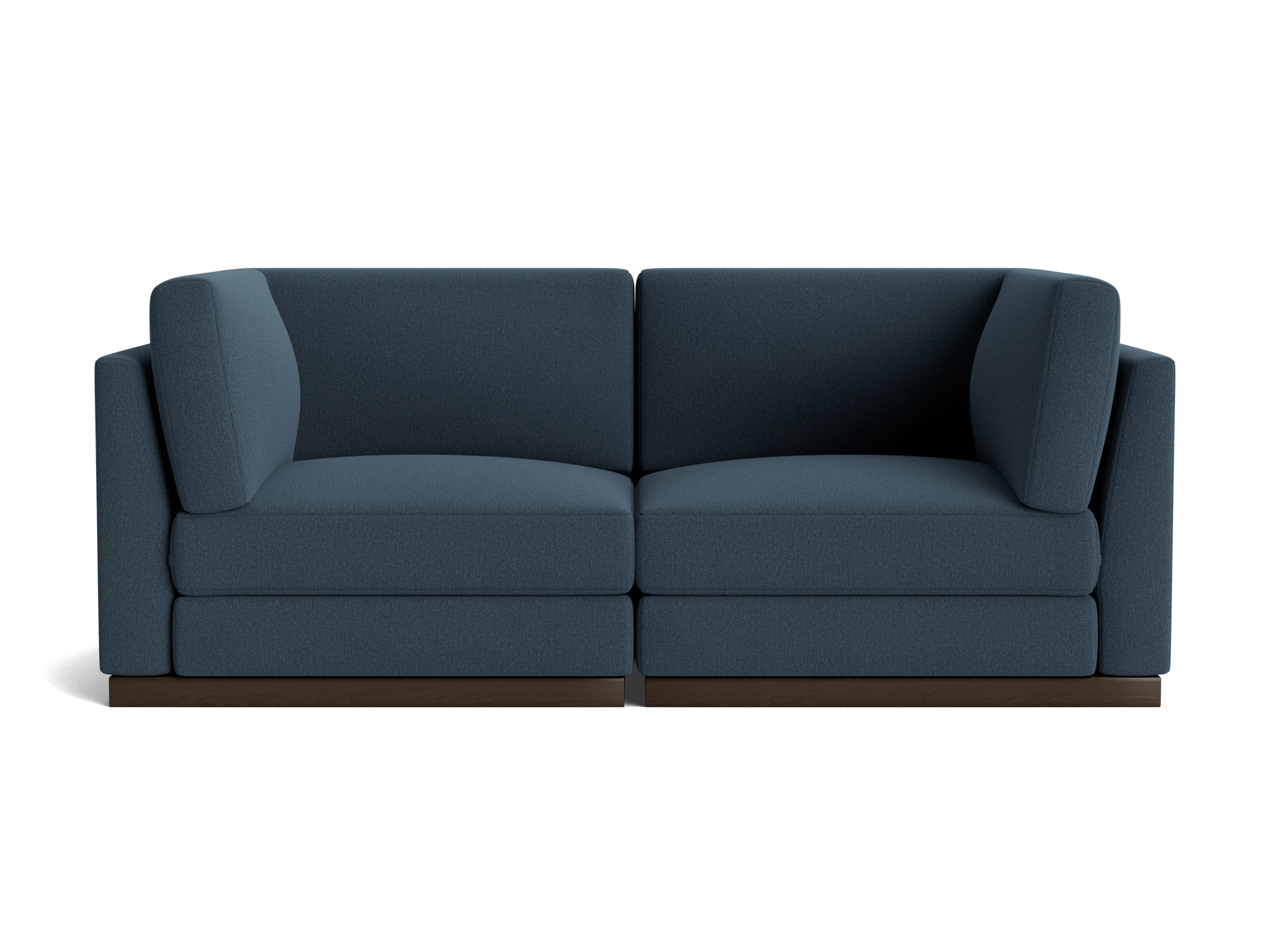 holt corner chair loveseat faithful indigo