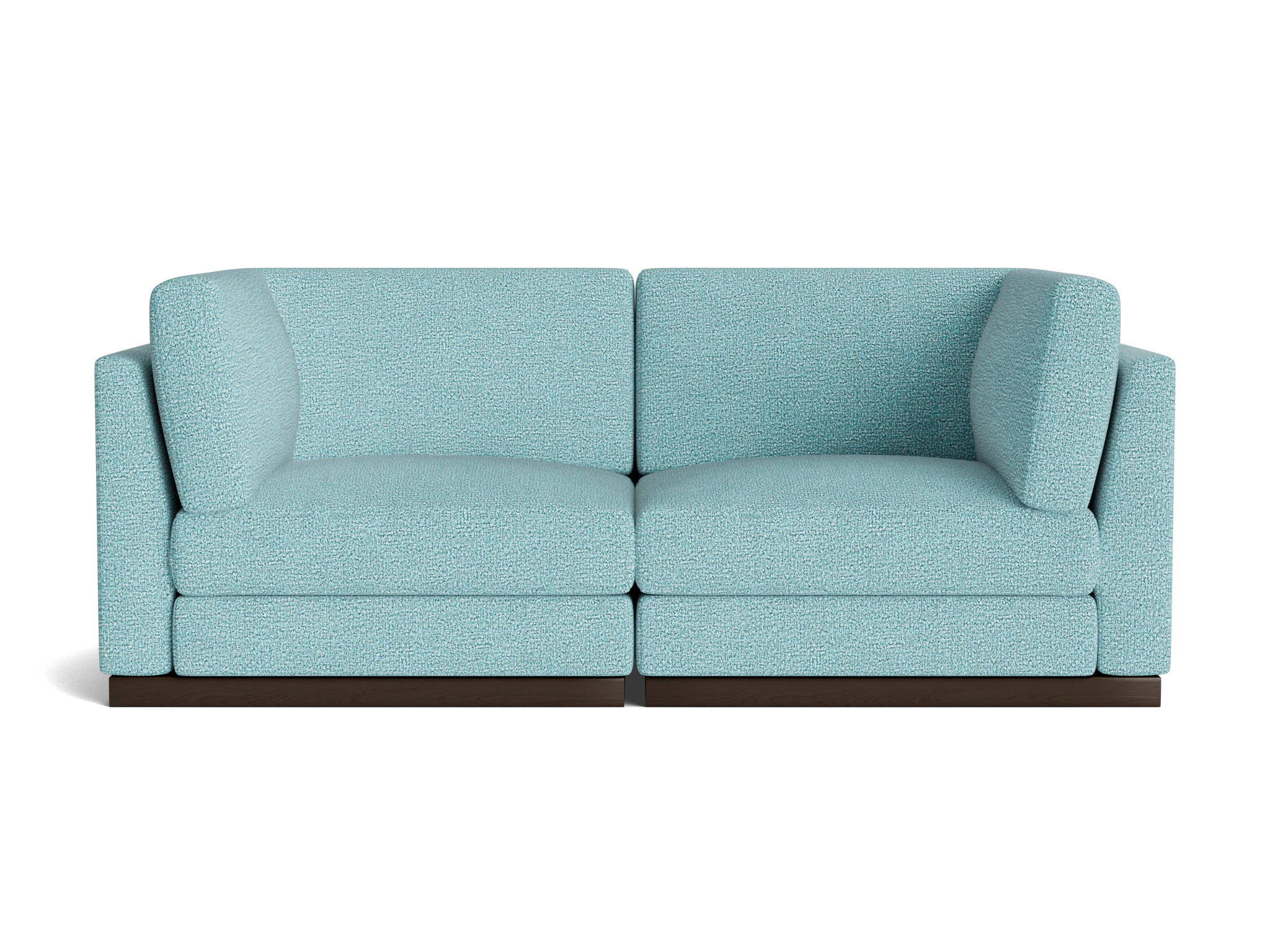 holt corner chair loveseat karina pantone aquatic