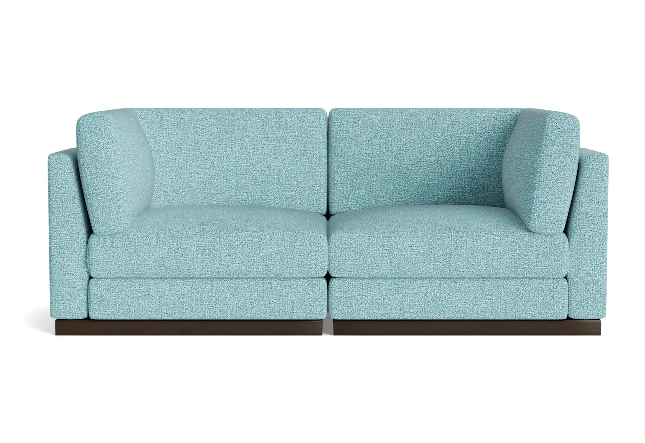 holt corner chair loveseat karina pantone aquatic