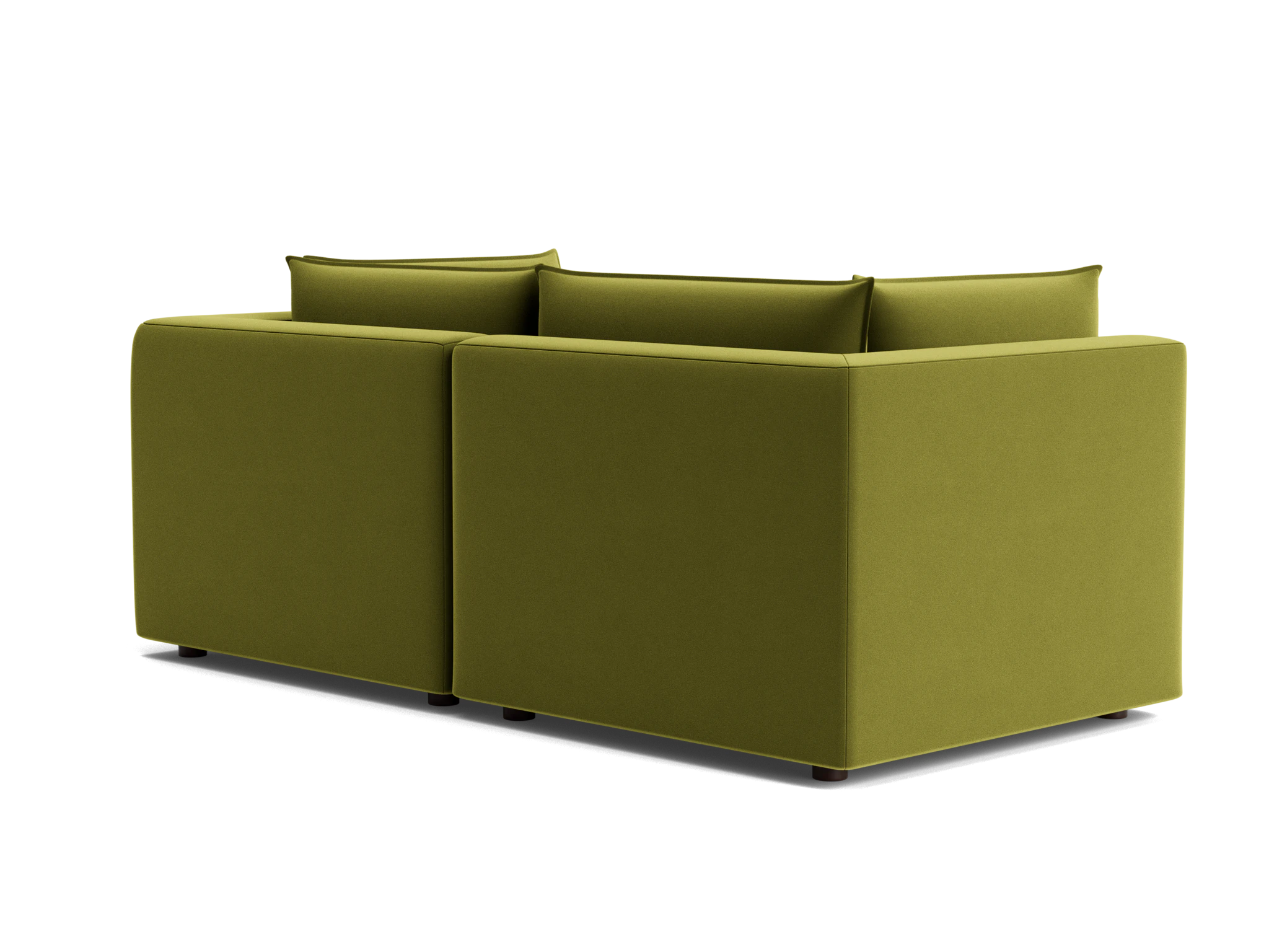 haine corner chair loveseat royale apple