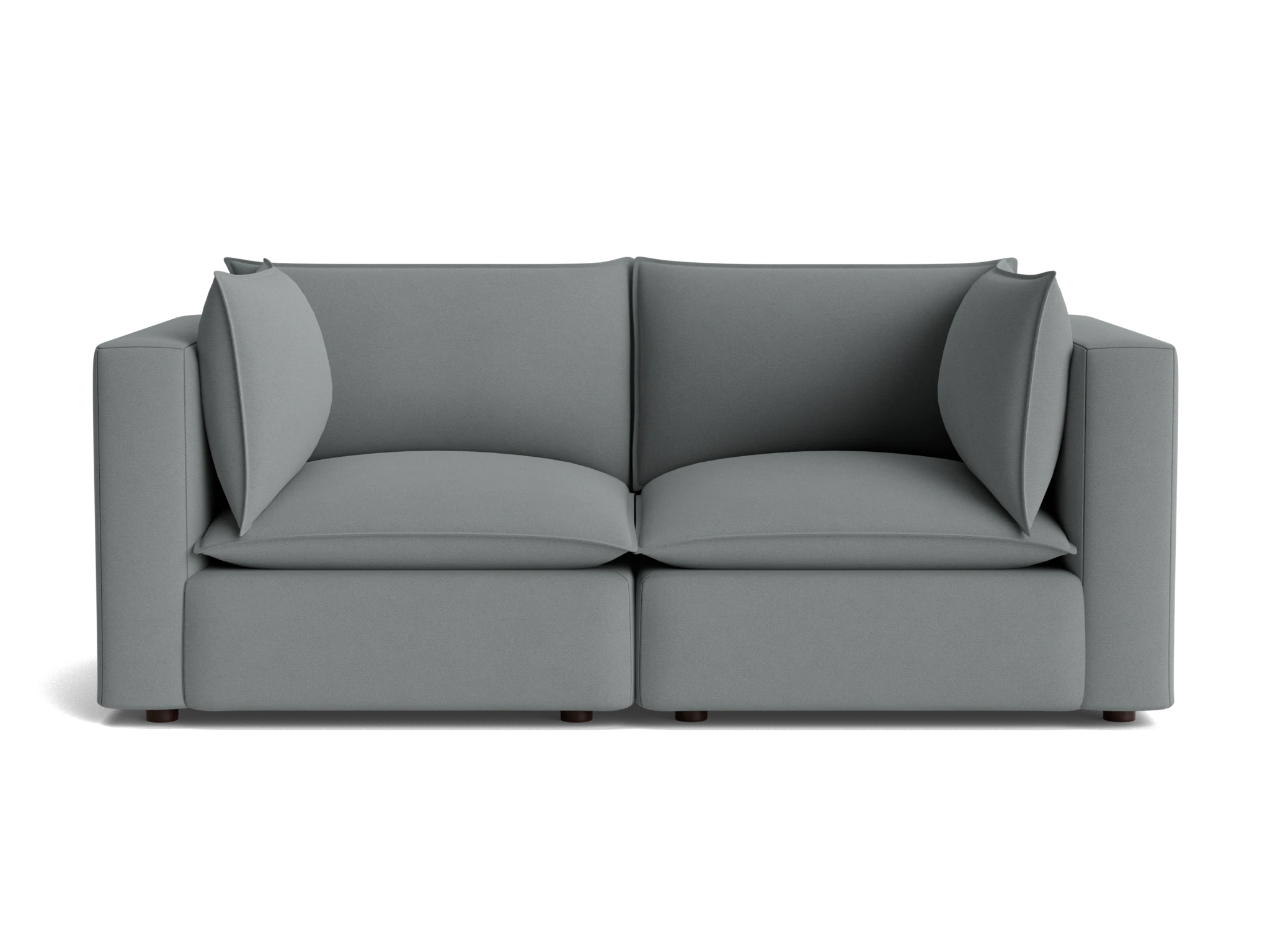 haine corner chair loveseat royale ash