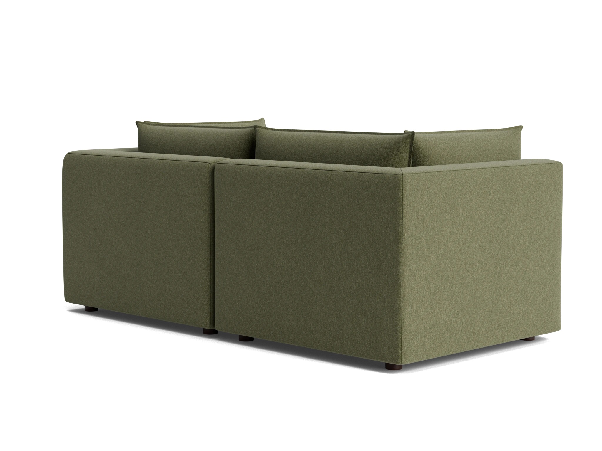 haine corner chair loveseat faithful olive