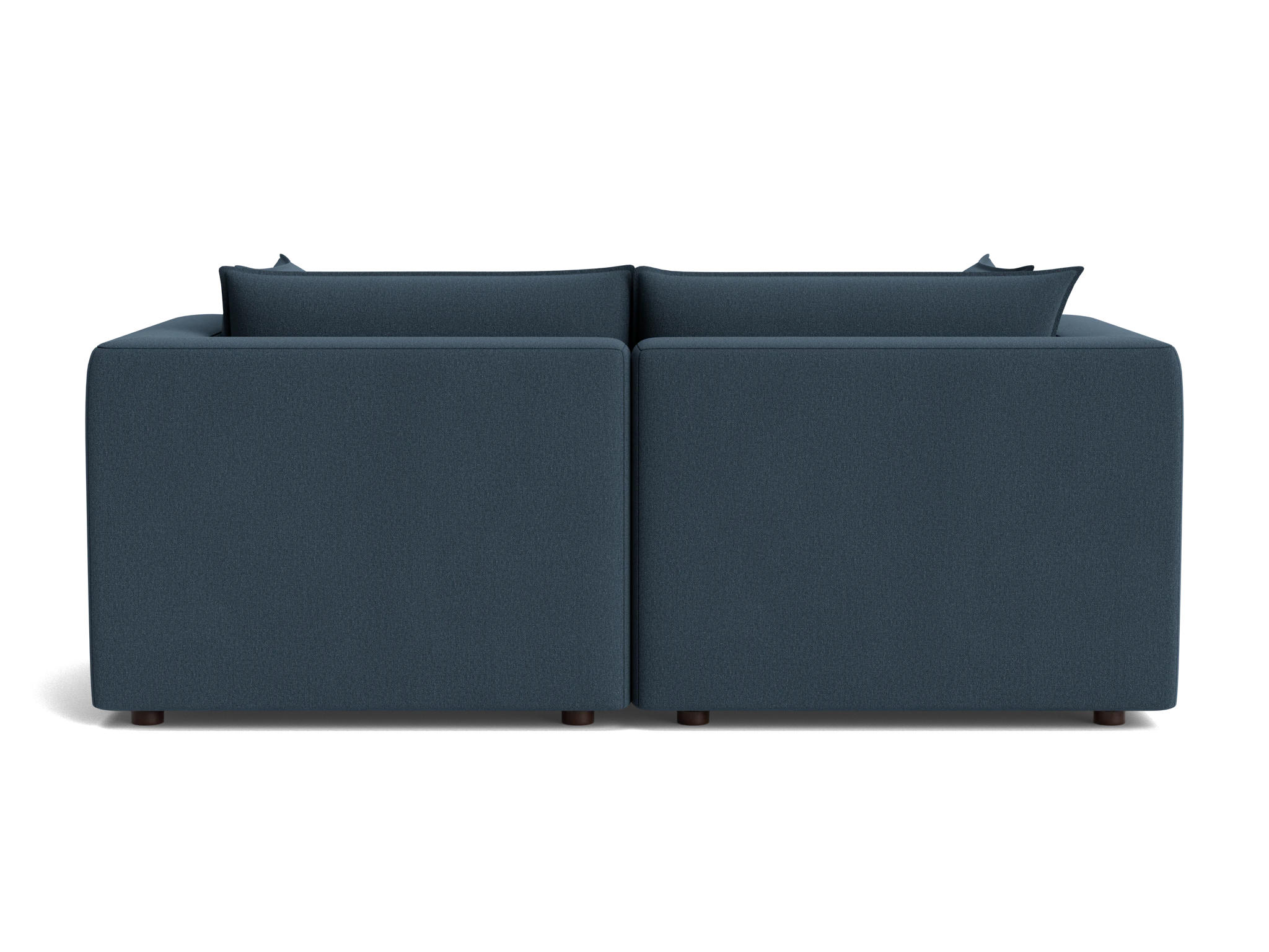 haine corner chair loveseat faithful indigo
