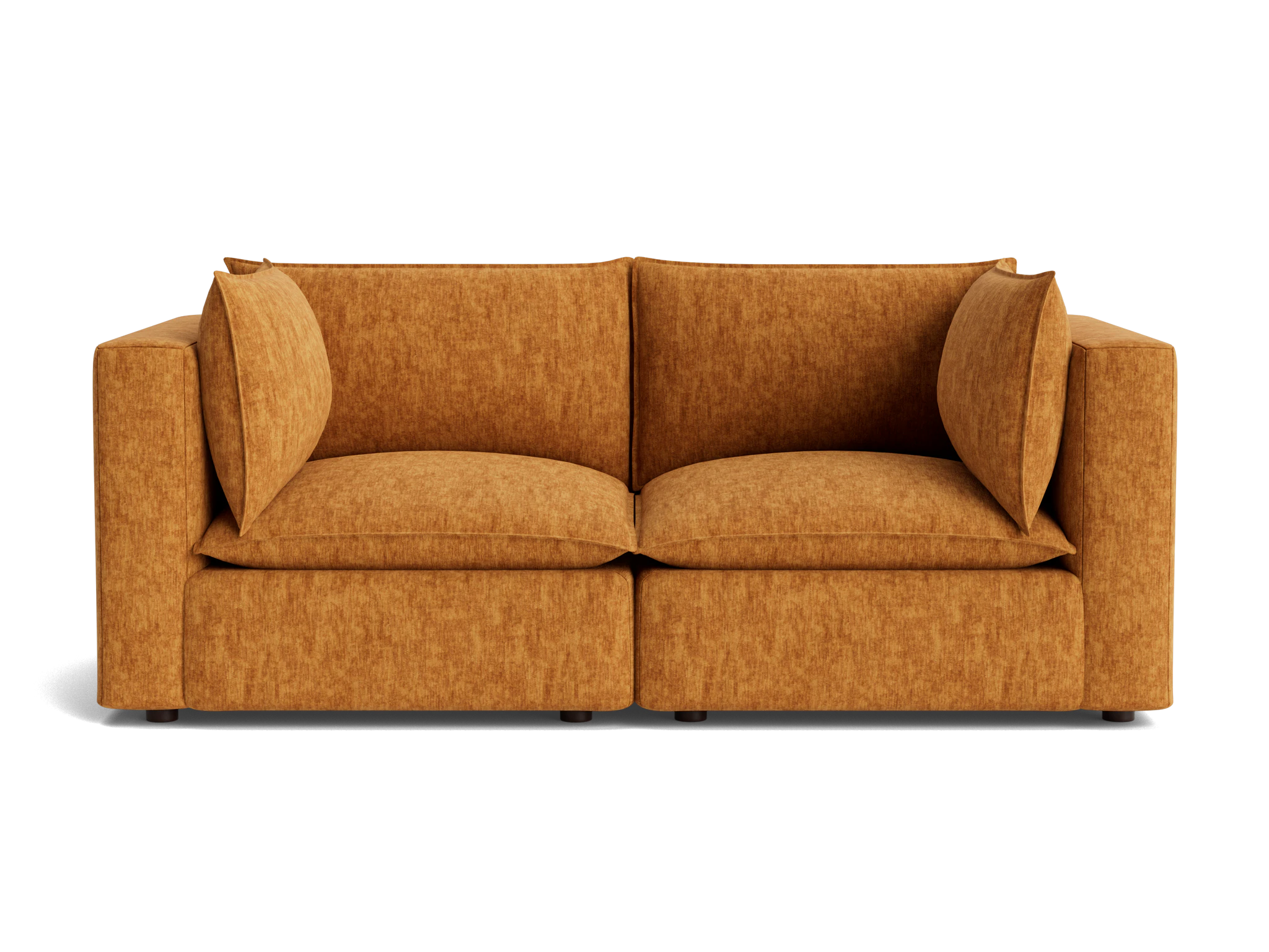haine corner chair loveseat crave ginger tea