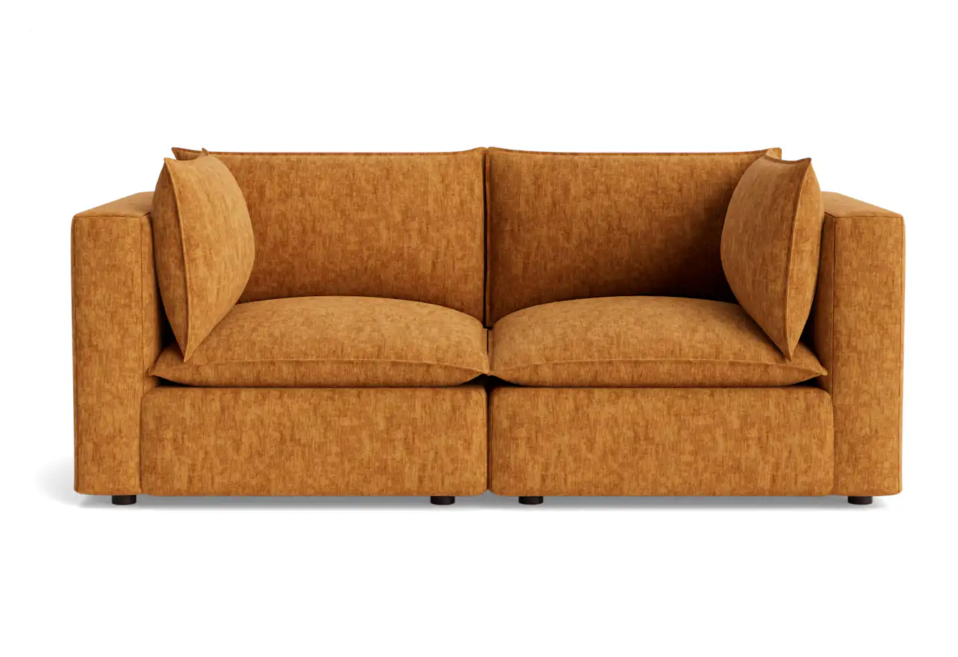 haine corner chair loveseat crave ginger tea