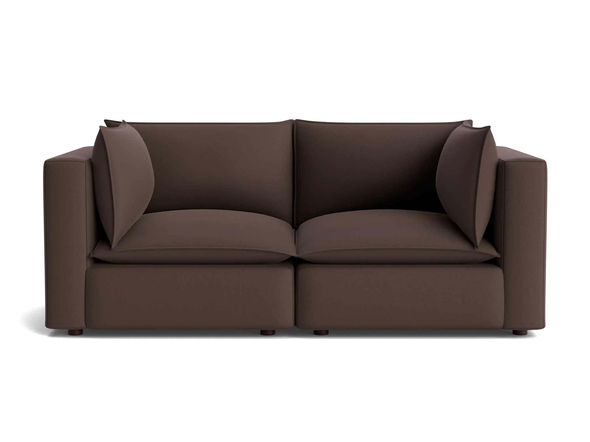 haine corner chair loveseat washed california shadow