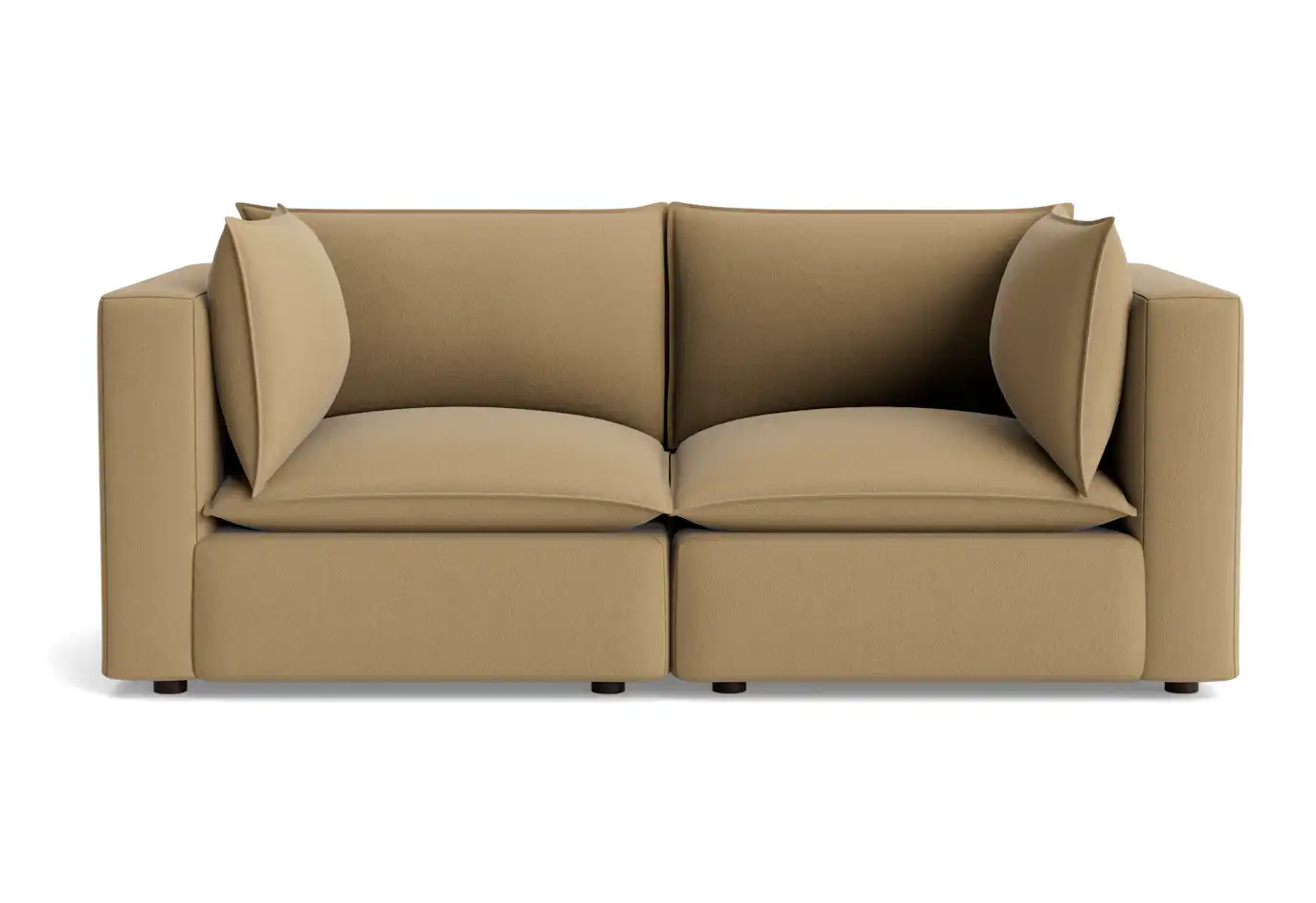 haine corner chair loveseat banks oatmeal