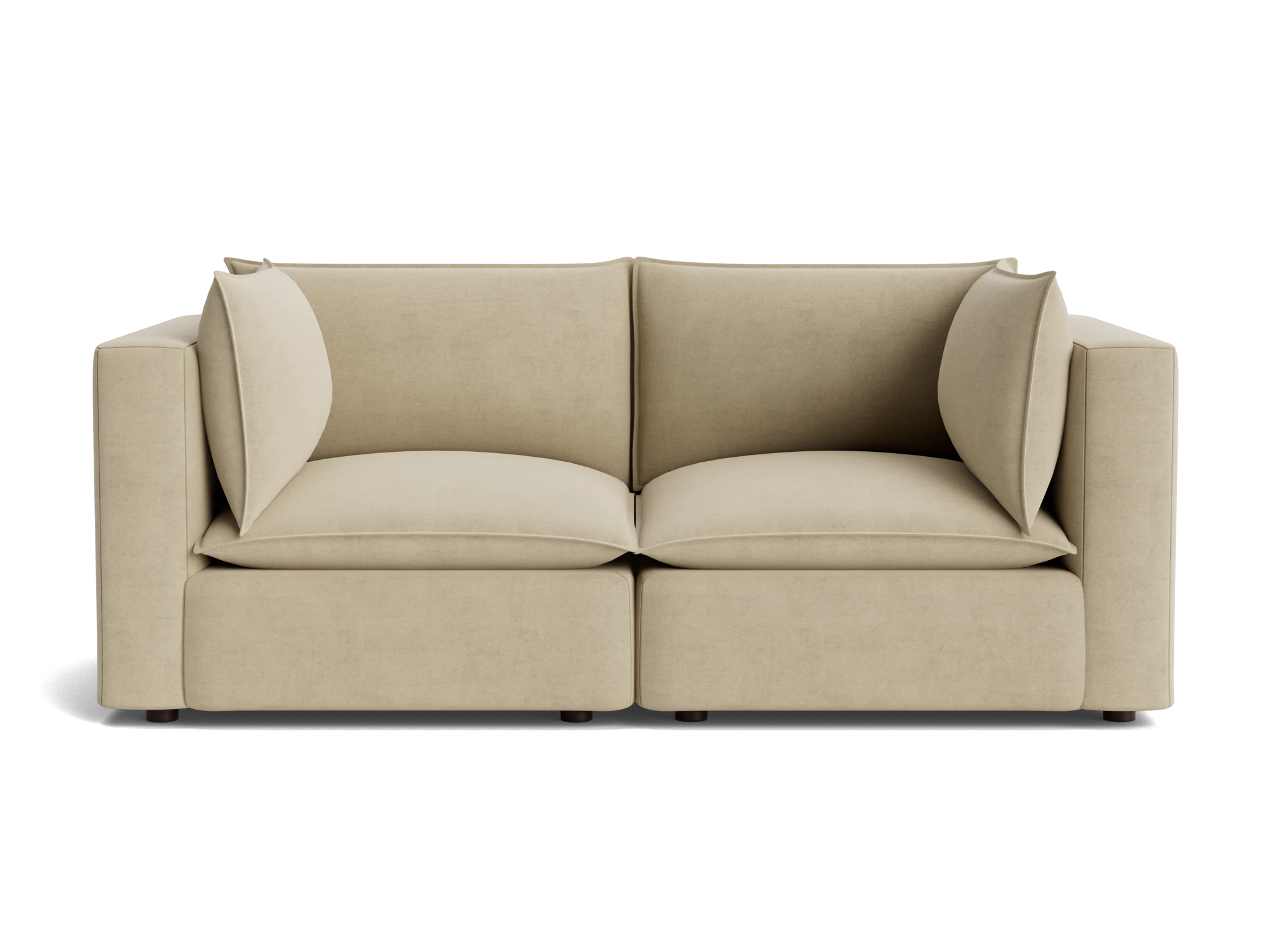 haine corner chair loveseat royale sand