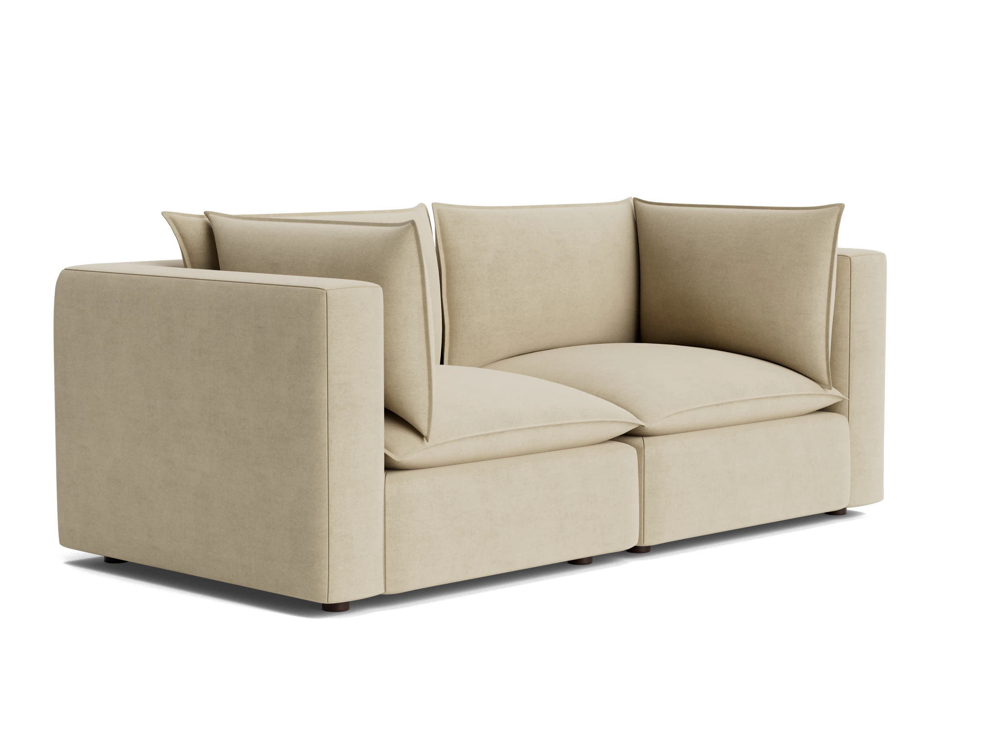 haine corner chair loveseat royale sand